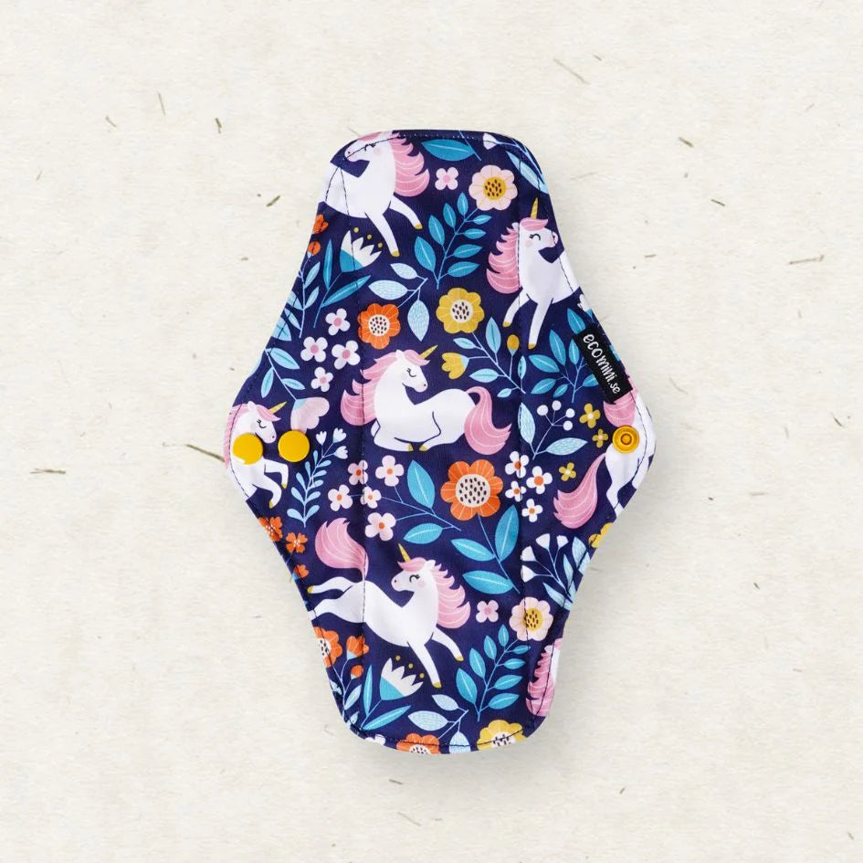Lore & Leaf Malta Eco Mini Reusable Sanitary Period Pad Regular Day Natural Healthy Unicorns are Real 2