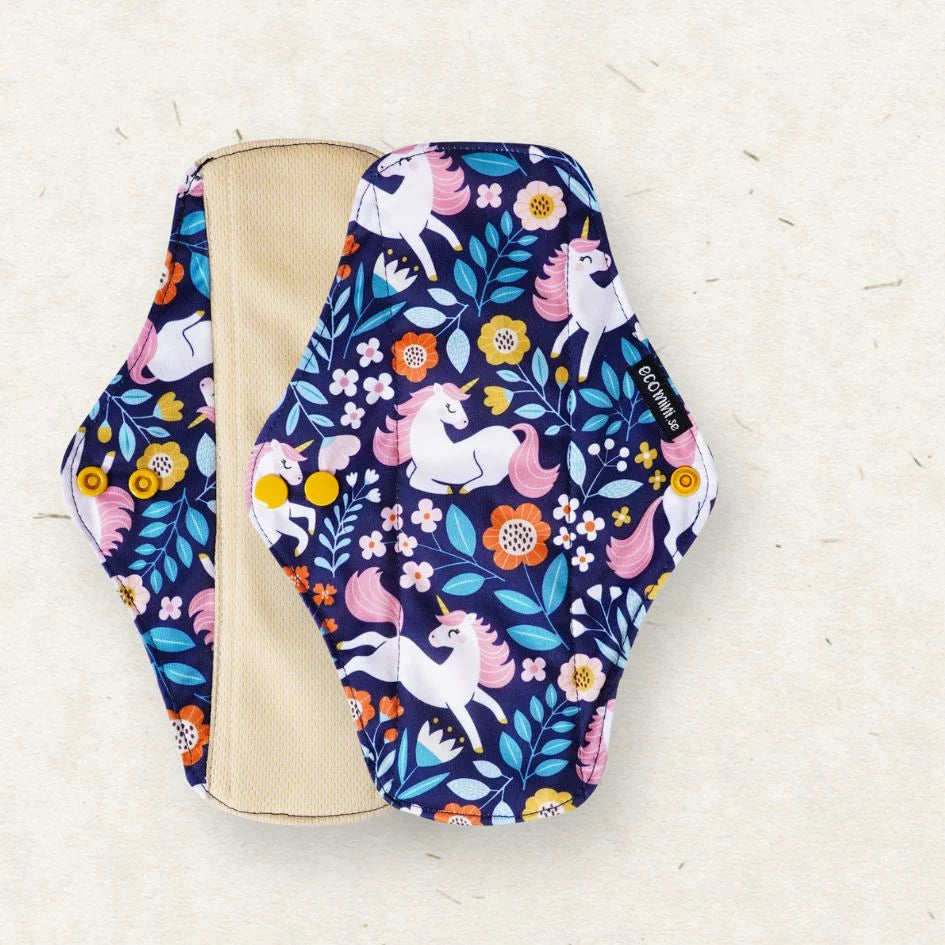 Lore & Leaf Malta Eco Mini Reusable Sanitary Period Pad Regular Day Natural Healthy Unicorns are Real 1