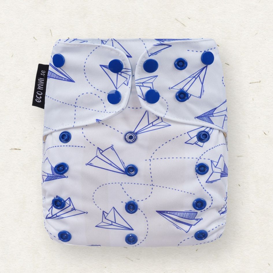 Lore & Leaf Malta sustainable eco friendly reusable shop Eco Mini pocket reusable diaper nappy cloth Paper Planes