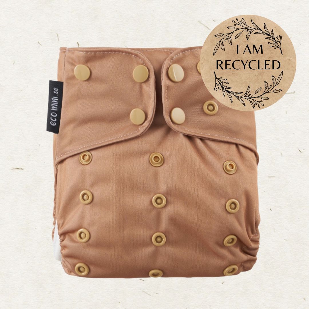 Lore & Leaf Malta sustainable eco friendly reusable shop Eco Mini pocket reusable diaper nappy cloth Fawn recycled