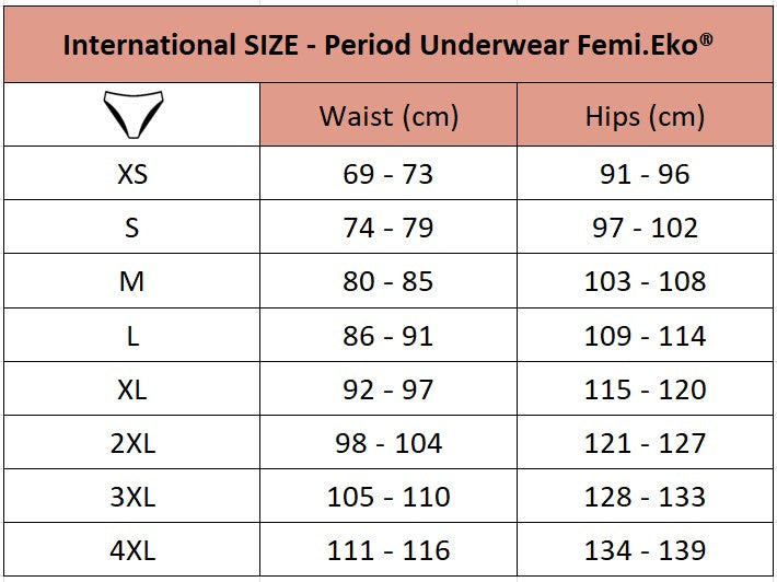 Femi.Eko - Ella - Thong Seamless Period Pants