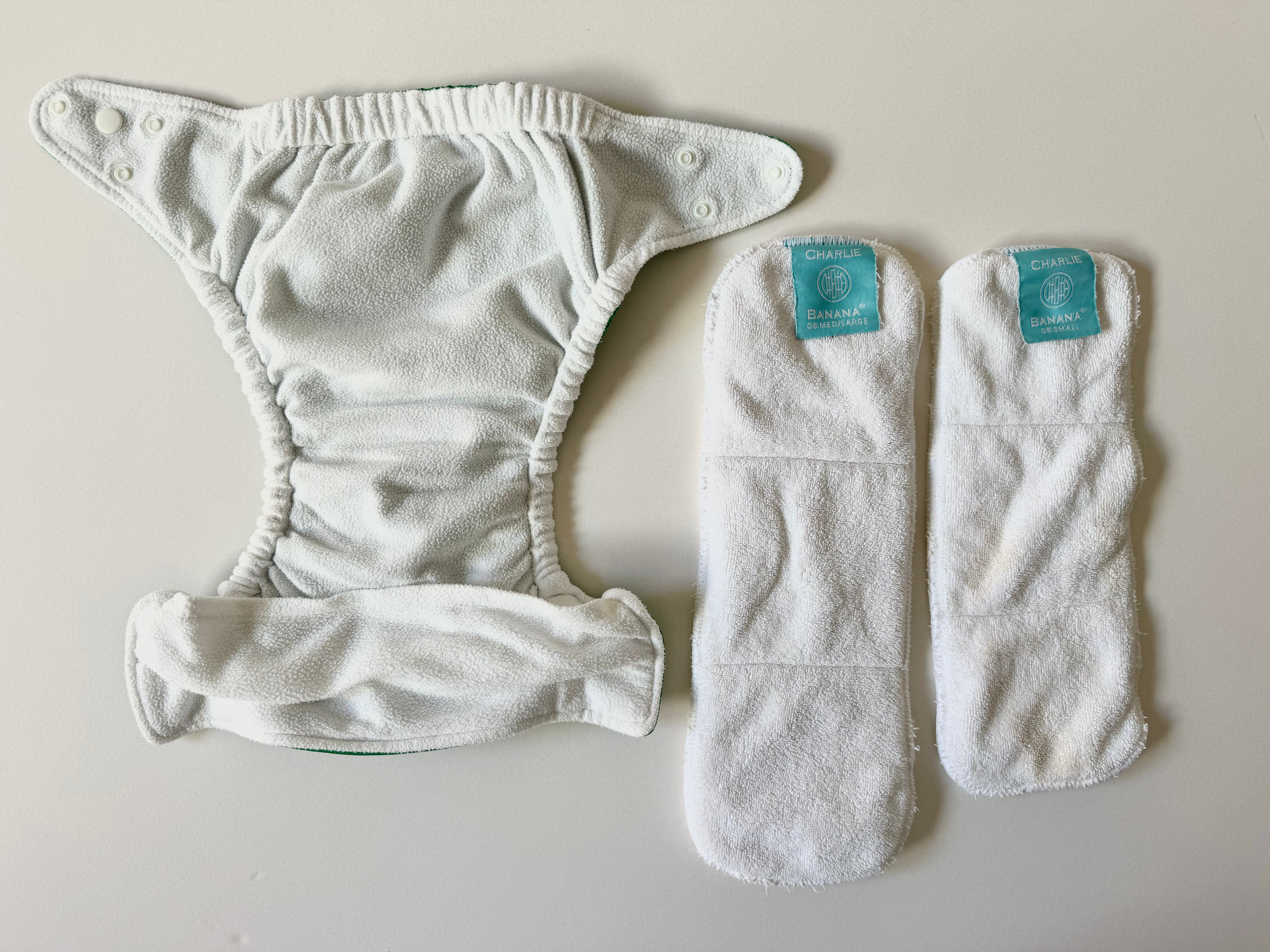 Pannolino tascabile Charlie Banana taglia unica usato - Verde basilico