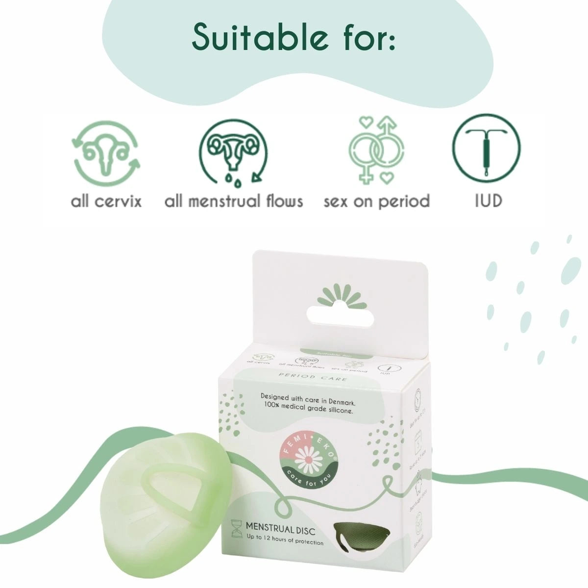 The Cloth Nappy Company Malta Femi.Eko Danish brand menstrual disc cup period sustainable silicone