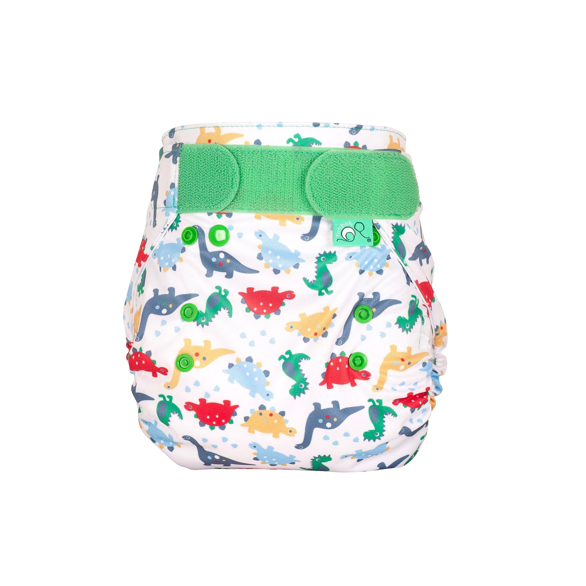 Tots Bots PeeNut Nappy Cover dino march print The Cloth Nappy Company Malta