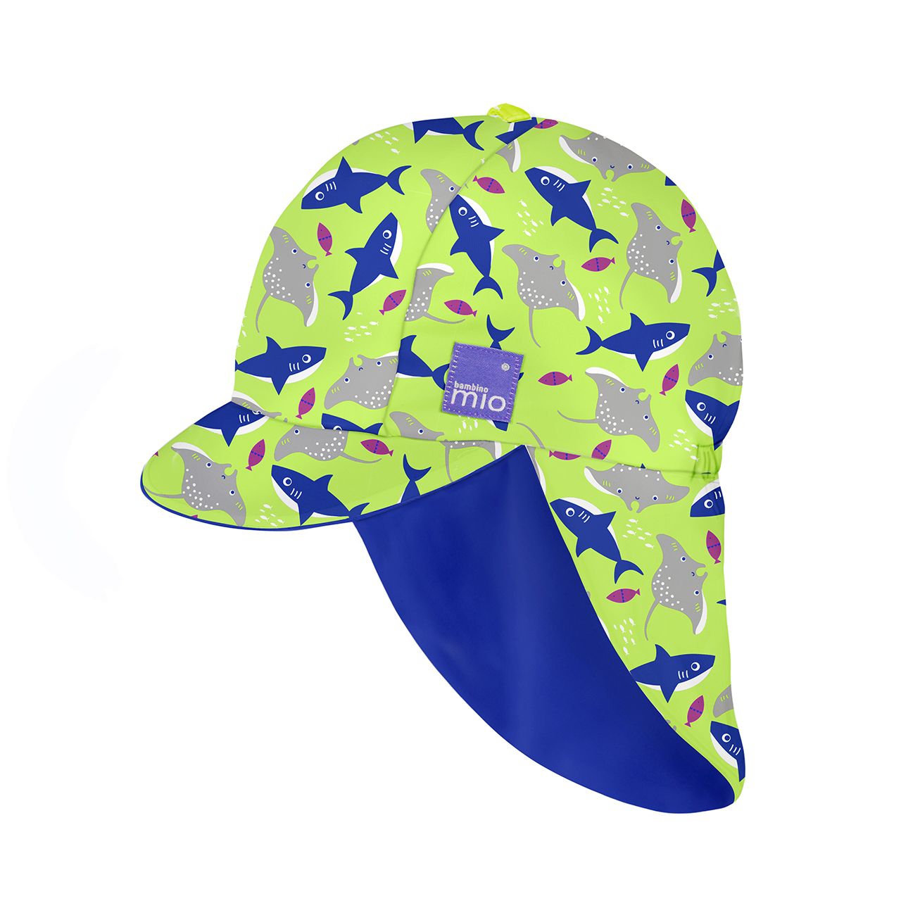 Lore & Leaf Malta Bambino Mio Reversible Swim Hat Neon