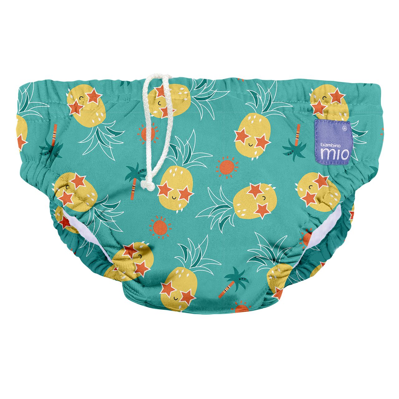 Lore & Leaf Malta Bambino Mio Swim Nappy Pineapple Party