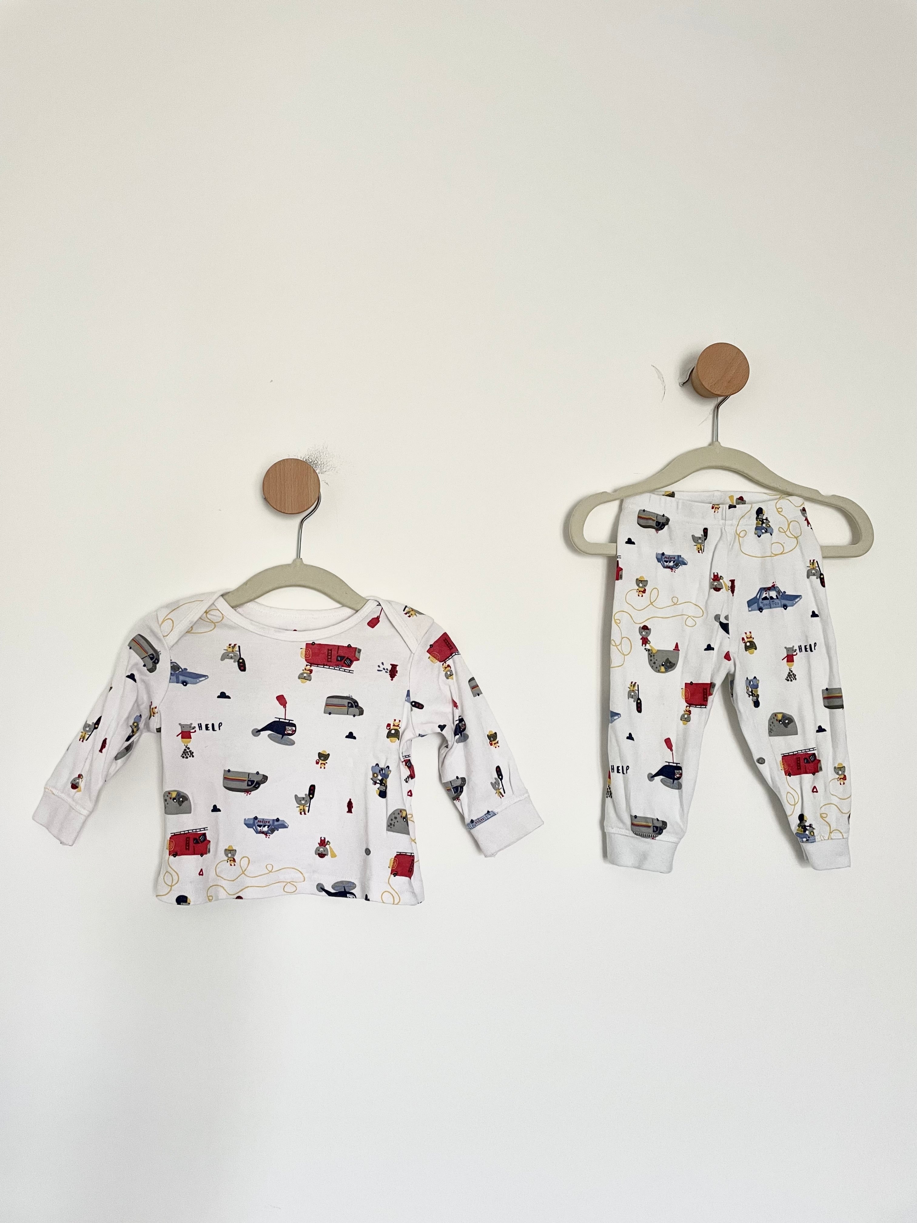 Set da 2 pezzi da 3 a 6 mesi