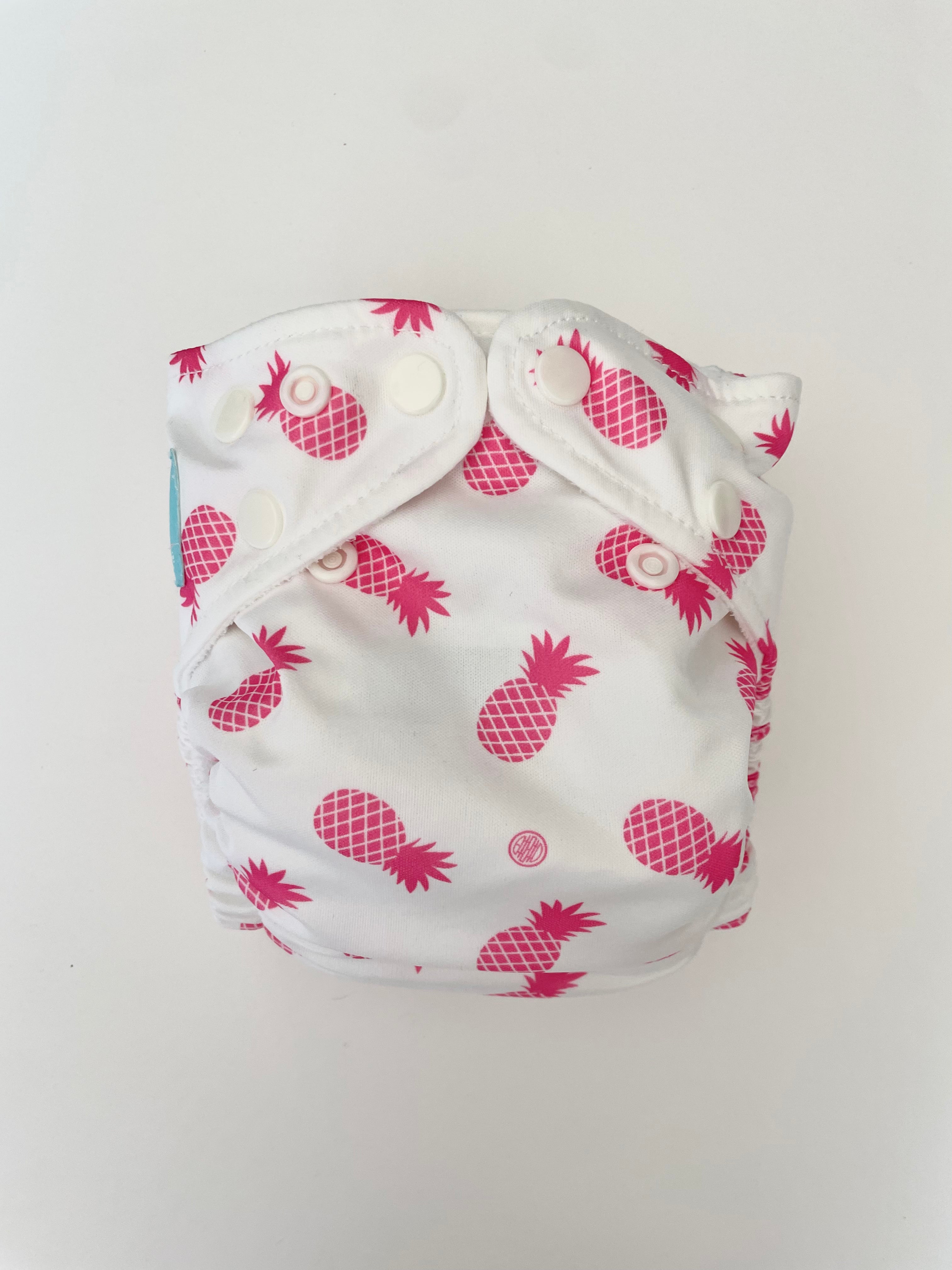 Pannolino tascabile Charlie Banana taglia unica usato - Rosa ananas