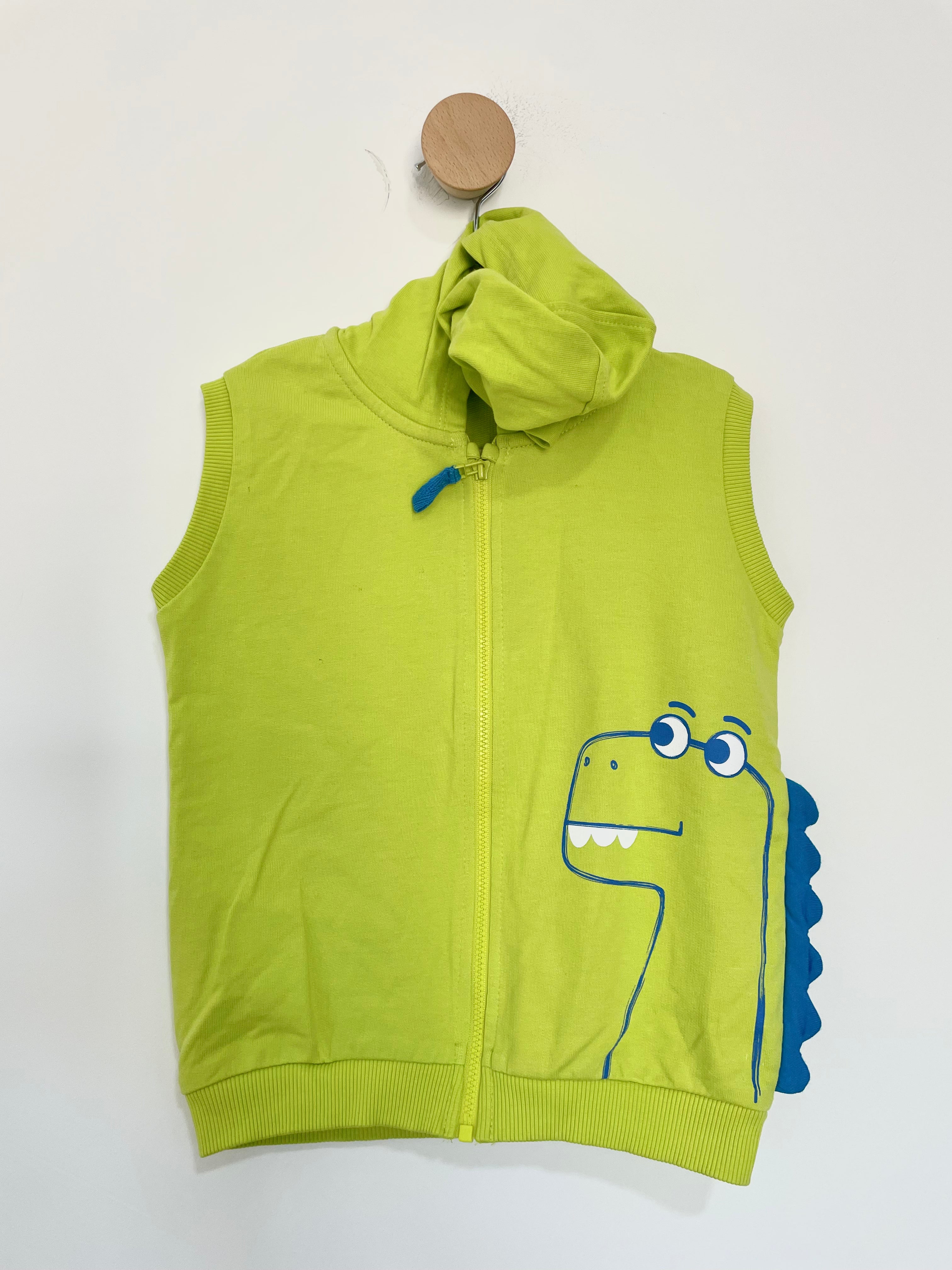 Maglione senza maniche con cerniera 3-4 anni