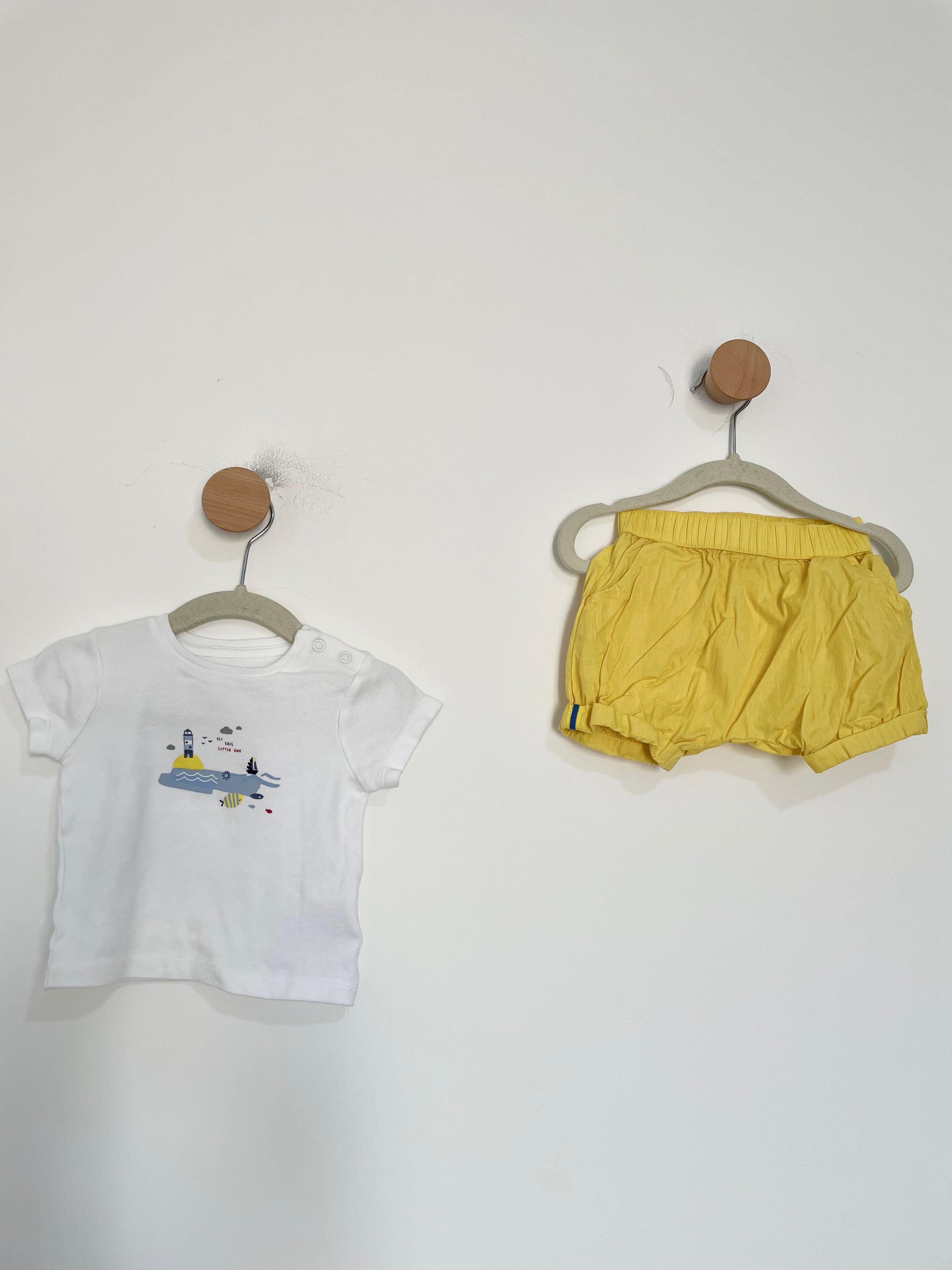 Set da 2 pezzi da 3 a 6 mesi
