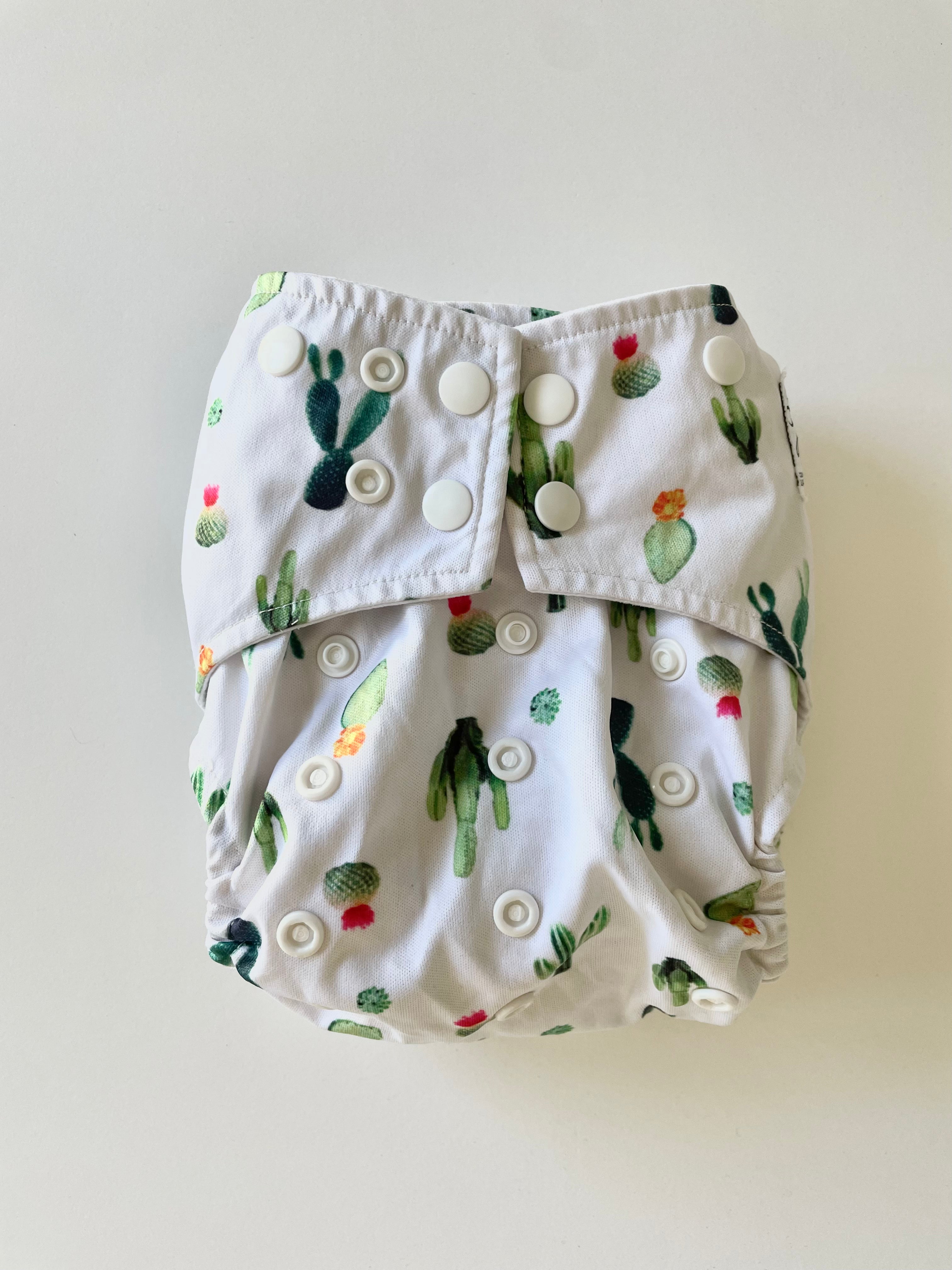 Pre-Loved La Petite Ourse - Pocket Nappy - Cactus