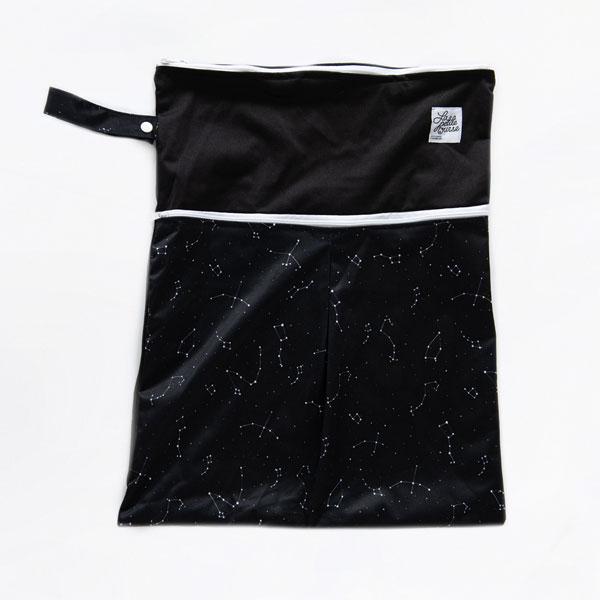 The Cloth Nappy Company Malta La Petite Ourse Double opening wet bag constellation