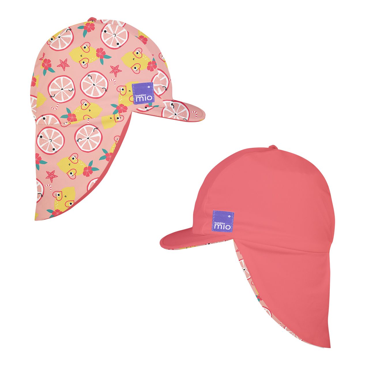 Lore & Leaf Malta Bambino Mio Reversible Swim Hat Punch 1