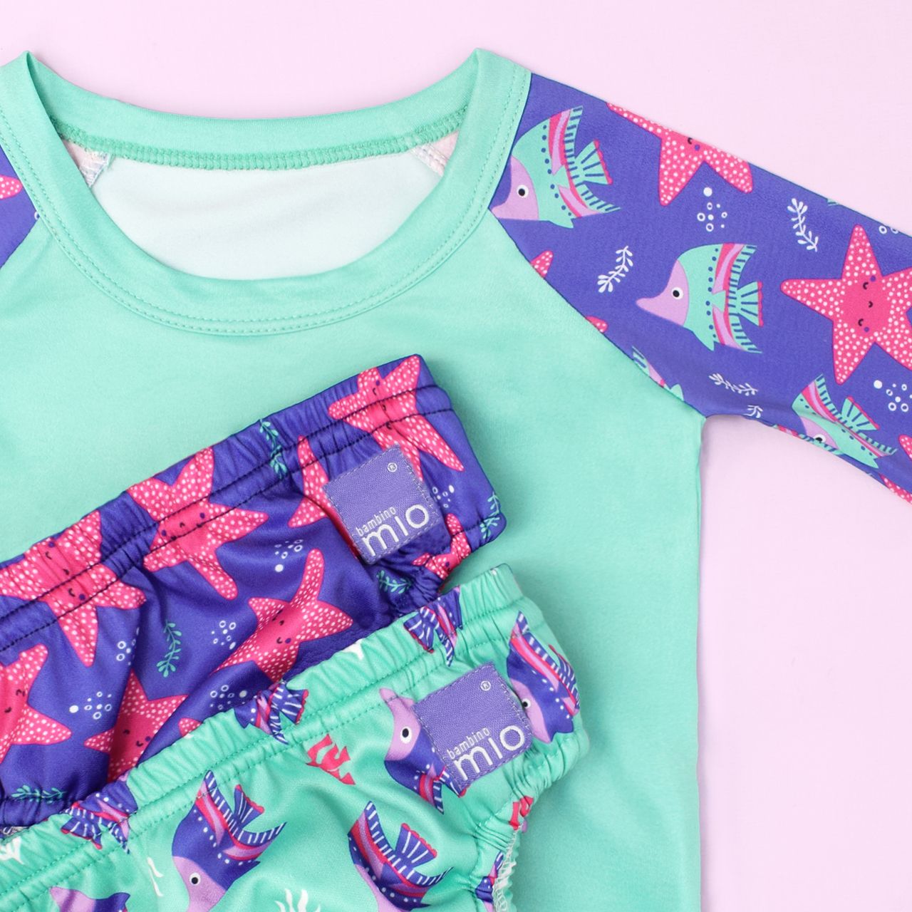 Lore & Leaf Malta Bambino Mio Swim Set Violet 1