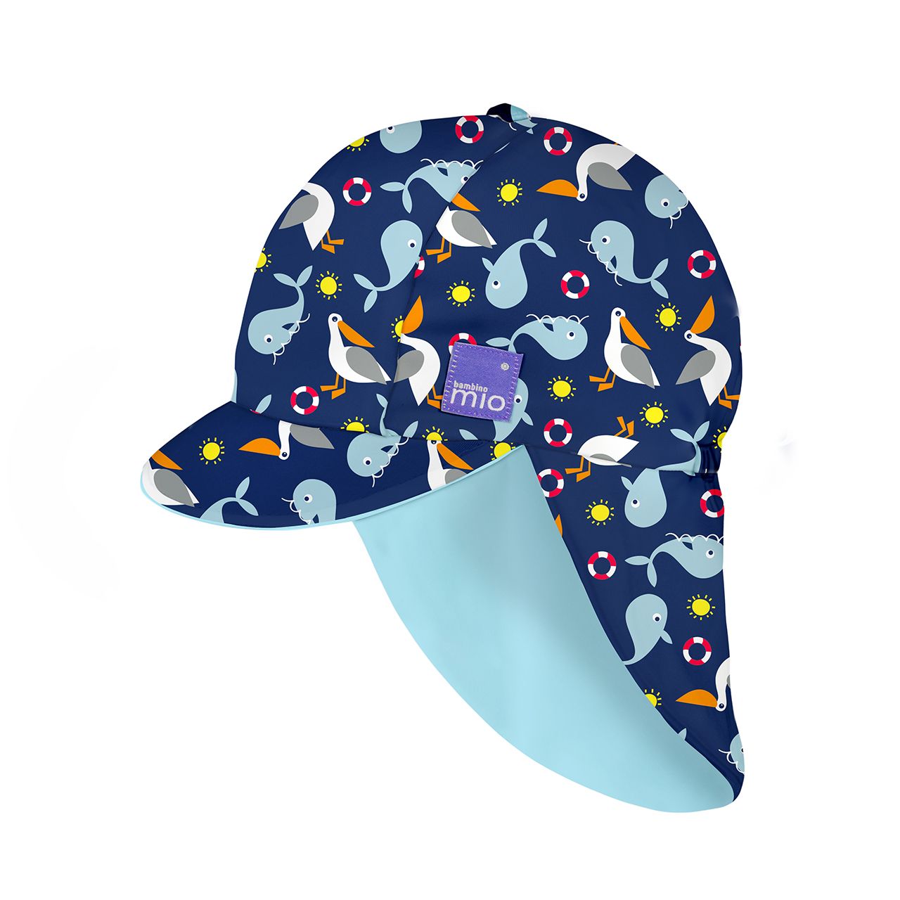 Lore & Leaf Malta Bambino Mio Reversible Swim Hat Nautical