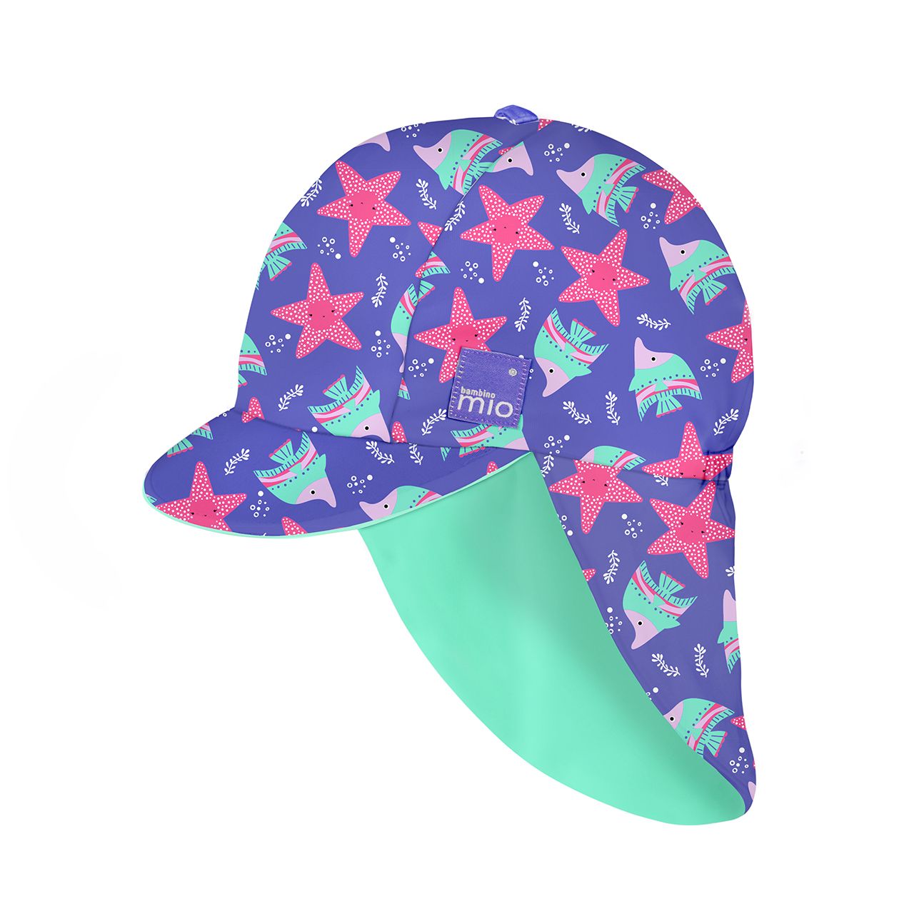 Lore & Leaf Malta Bambino Mio Reversible Swim Hat Violet