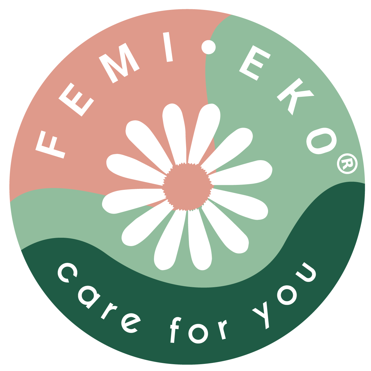 Femi.Eko logo The Cloth Nappy Company Malta feminine care reusable pads cups period pants