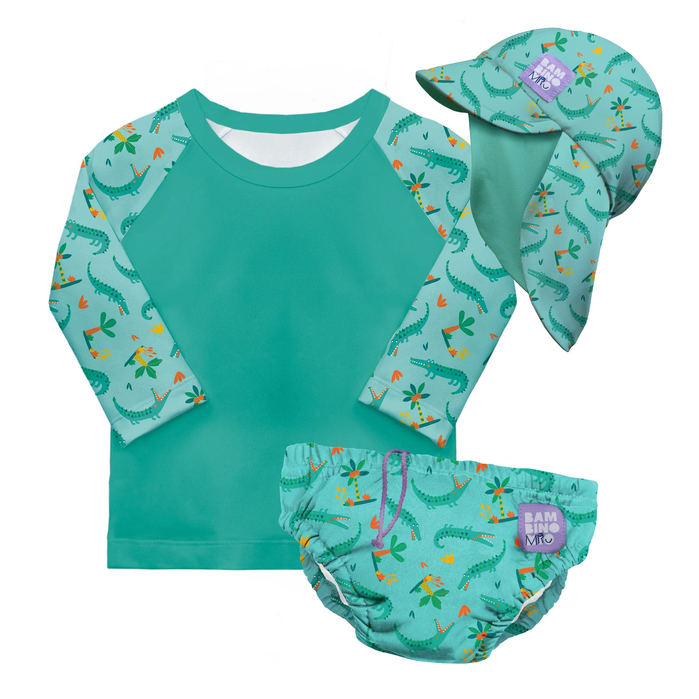 Bambino Mio 3-piece Swim Set - Swim Nappy, Swim top and Swim Hat