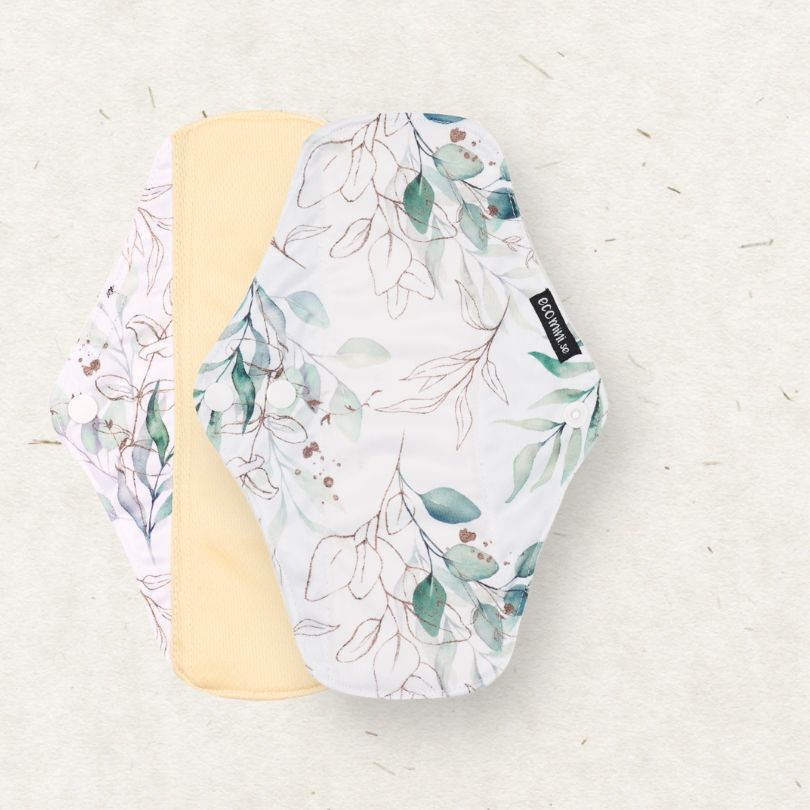 Lore & Leaf Malta Eco Mini Reusable Sanitary Period Pad Regular Day Natural Healthy Leafy 1