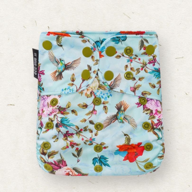 Lore & Leaf Malta sustainable eco friendly reusable shop Eco Mini pocket reusable diaper nappy cloth Secret Garden