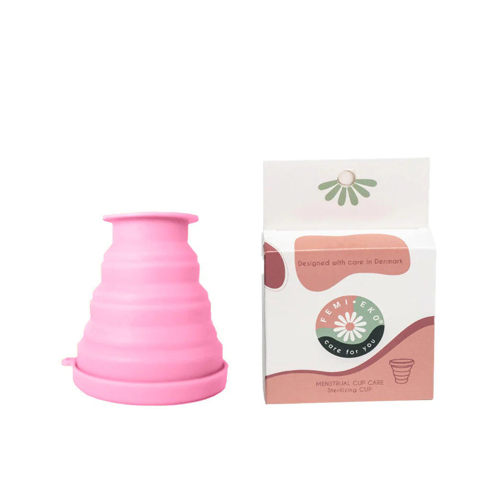 Lore & Leaf Femi.Eko Malta steriliser sterilizer for menstrual cup disc sustainable reusable feminine care fuchsia