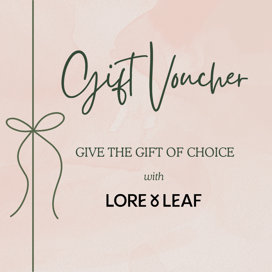 Lore & Leaf gift voucher sustainable reusable products baby women children Malta