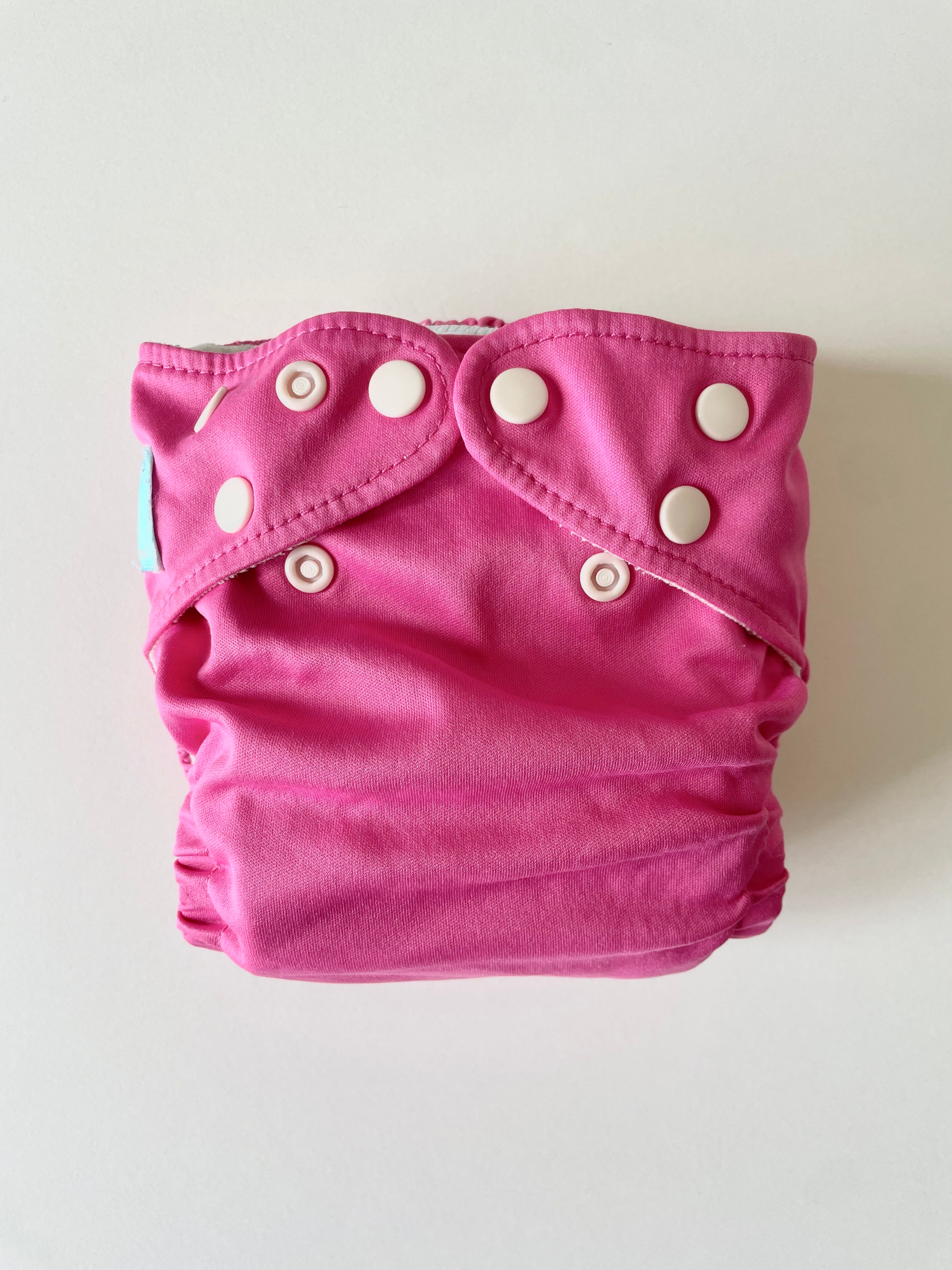 Pre-Loved Charlie Banana One Size - Pocket Nappy - Hot Pink