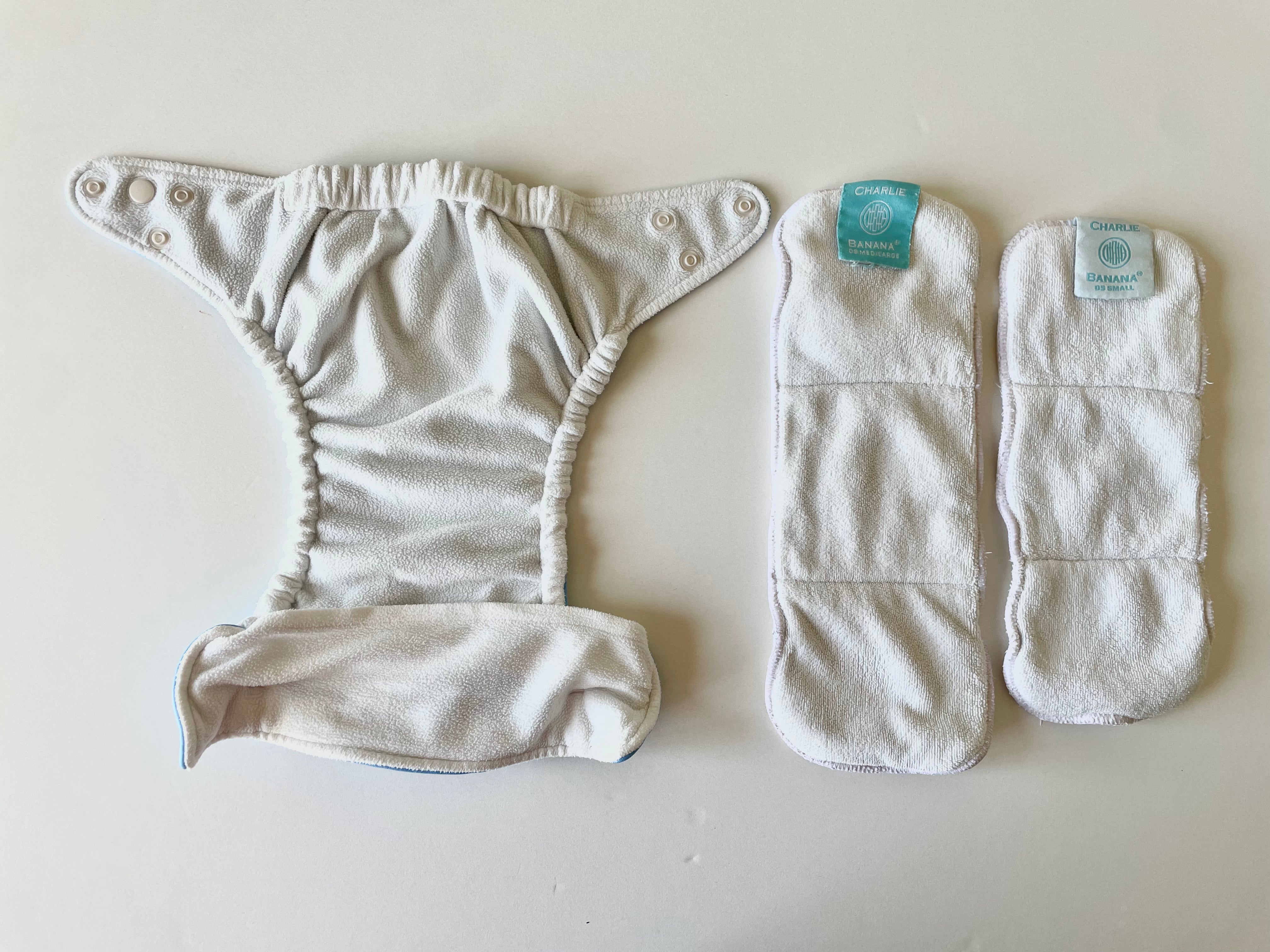 Pre-Loved Charlie Banana One Size - Pocket Nappy - Sky Blue