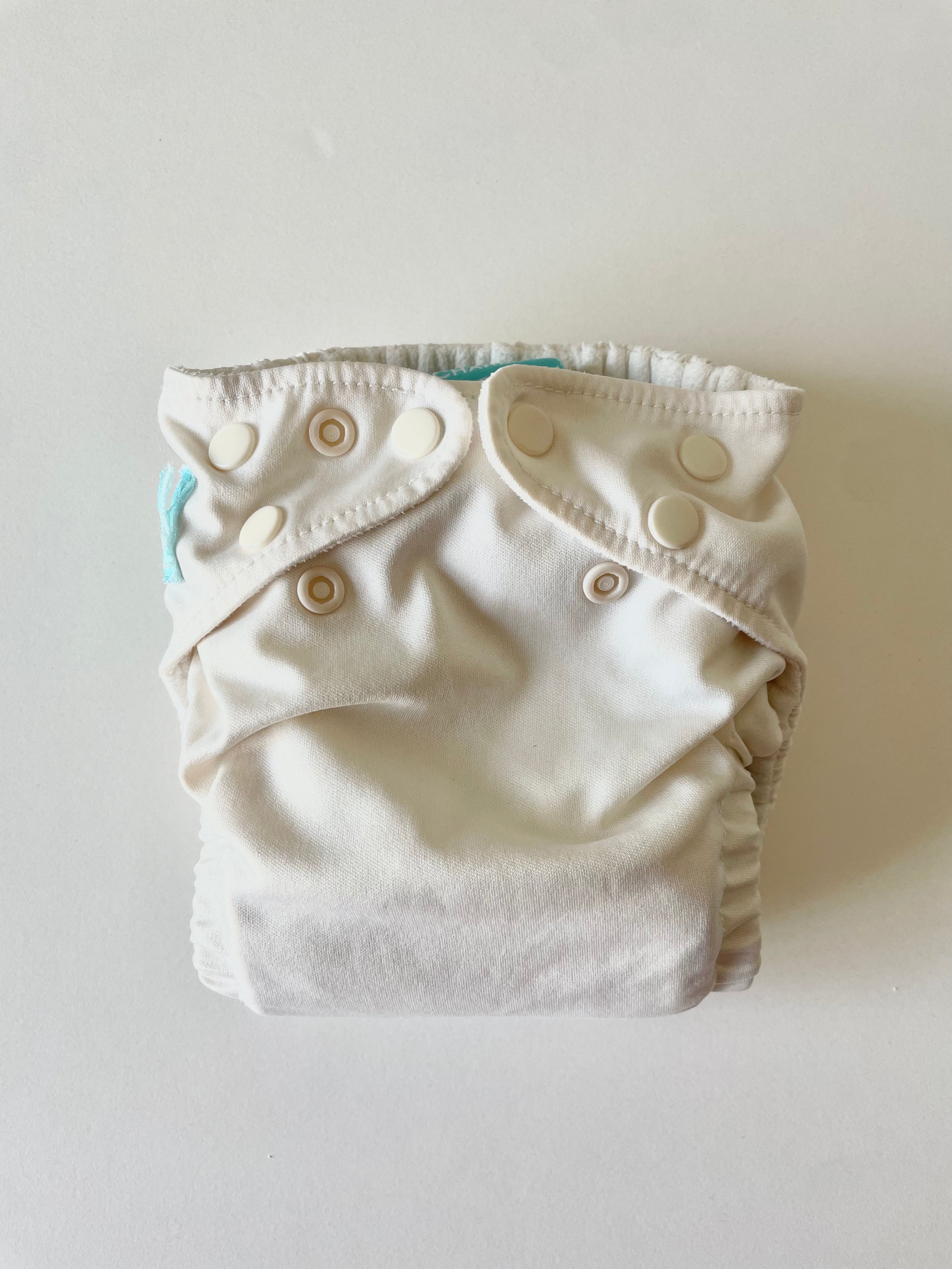 Pre-Loved Charlie Banana One Size - Pocket Nappy - White