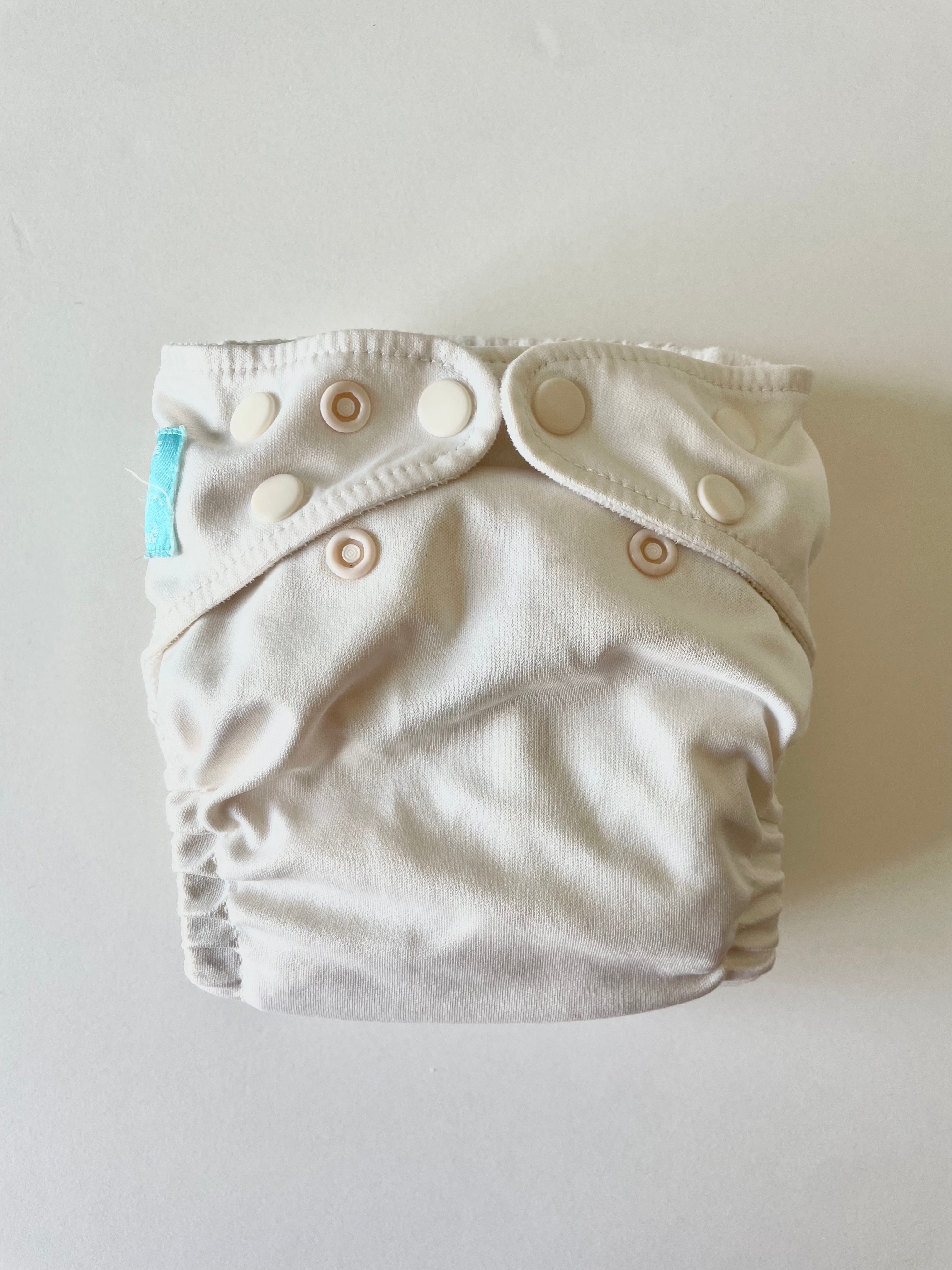 Pre-Loved Charlie Banana One Size - Pocket Nappy - White