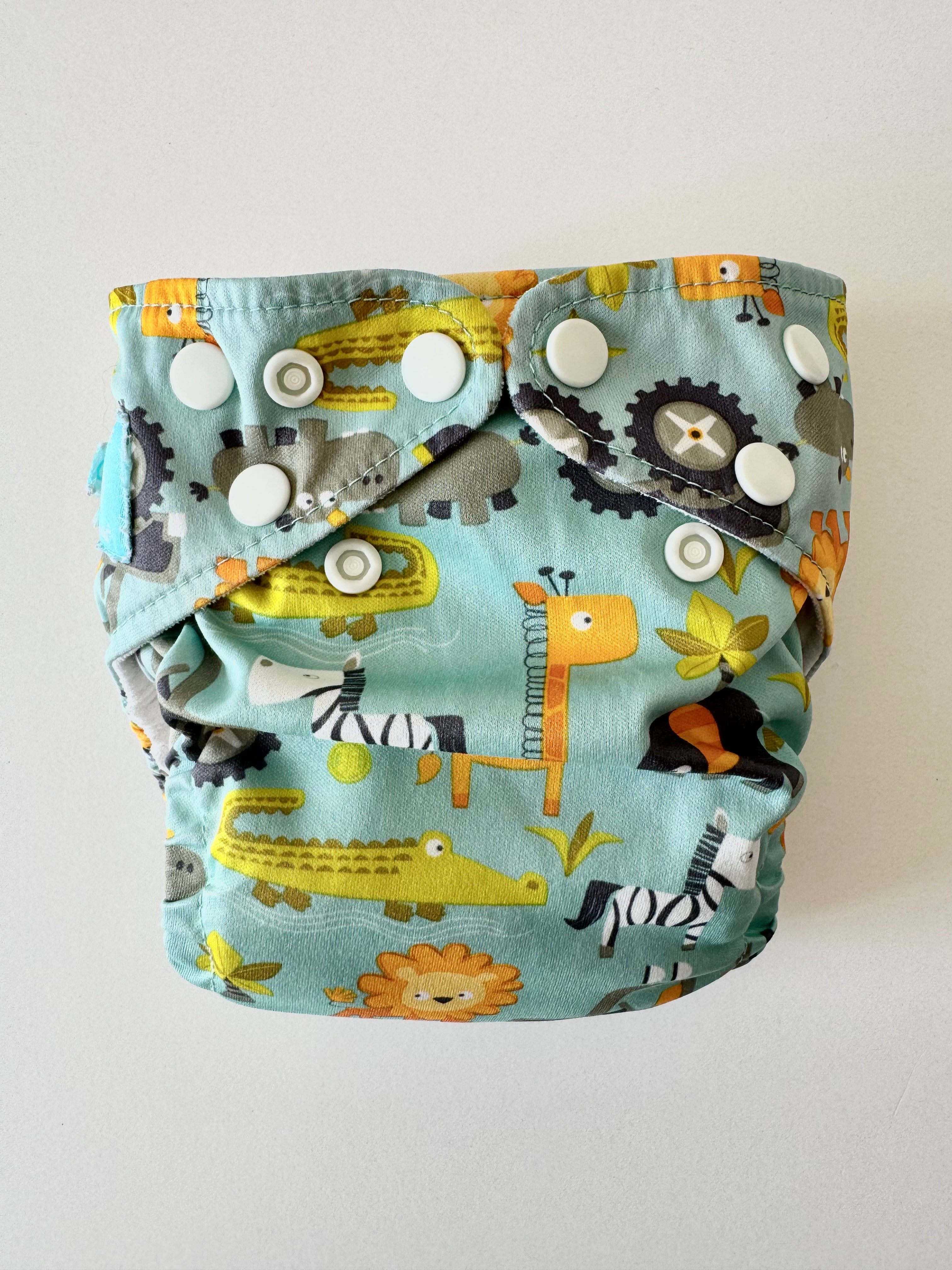 Pre-Loved Charlie Banana One Size - Pocket Nappy - Gone Safari