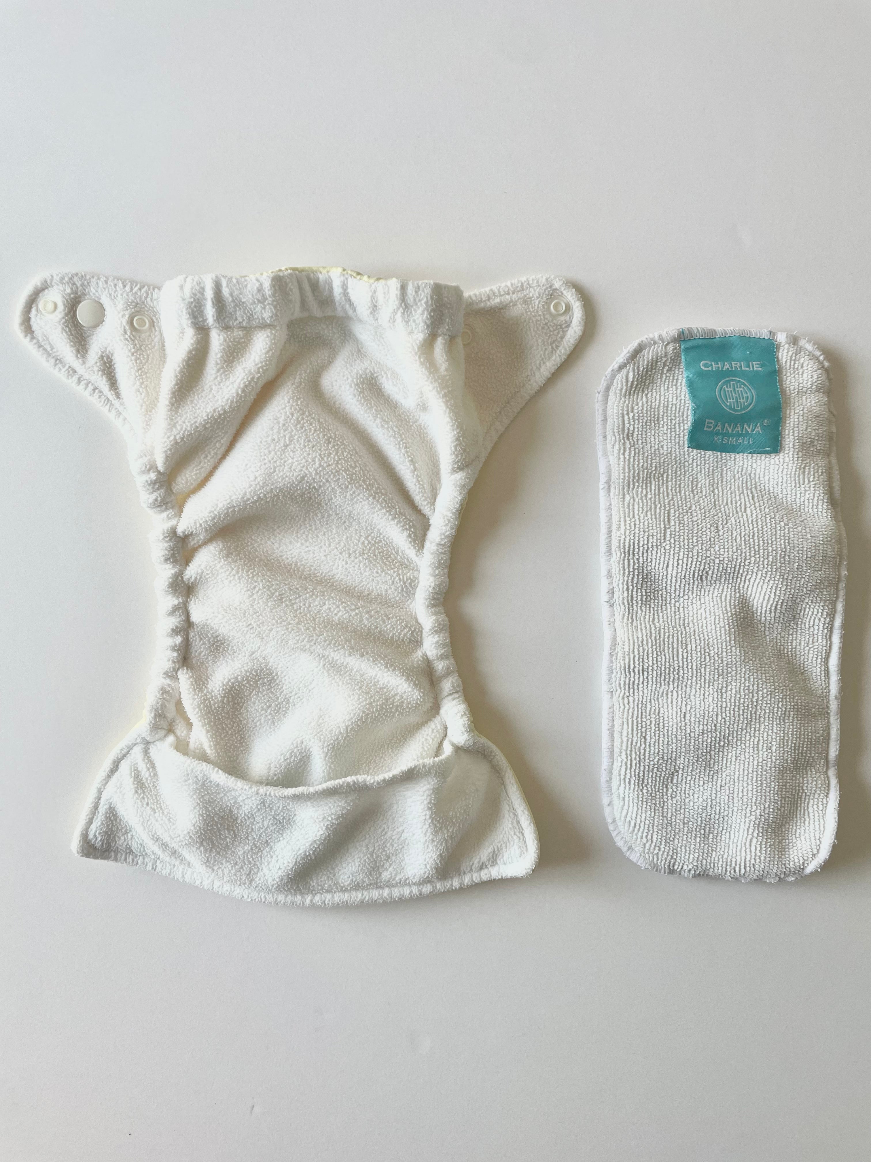 Pre-Loved Charlie Banana Newborn - Pocket Nappy - Butter