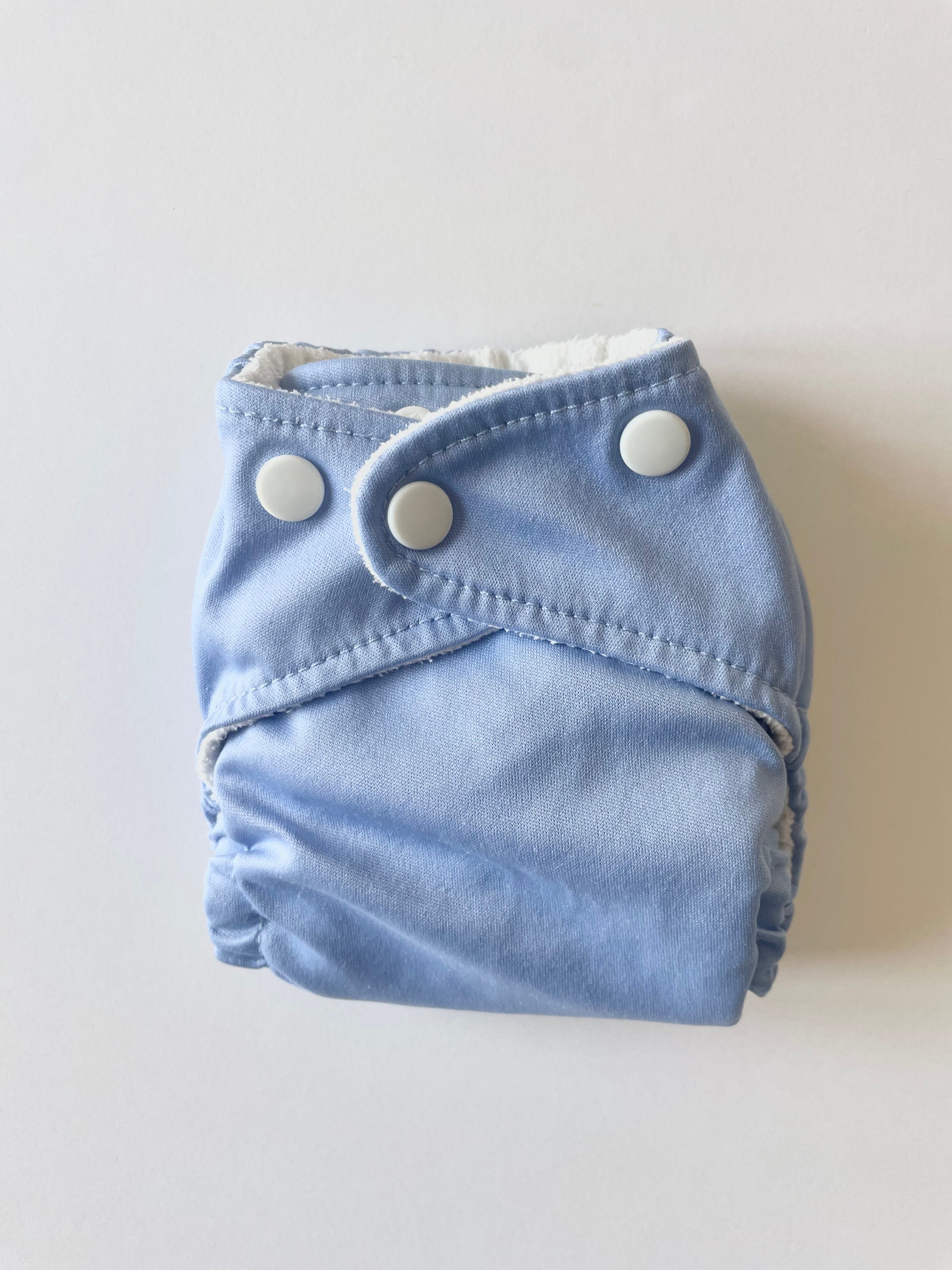 Pre-Loved Charlie Banana Newborn - Pocket Nappy - Periwinkle