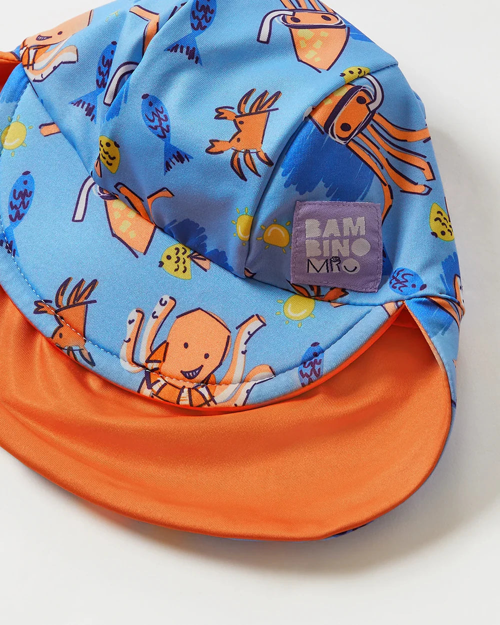 Lore & Leaf Malta Bambino Mio reversible swim hat reusable wave patrol