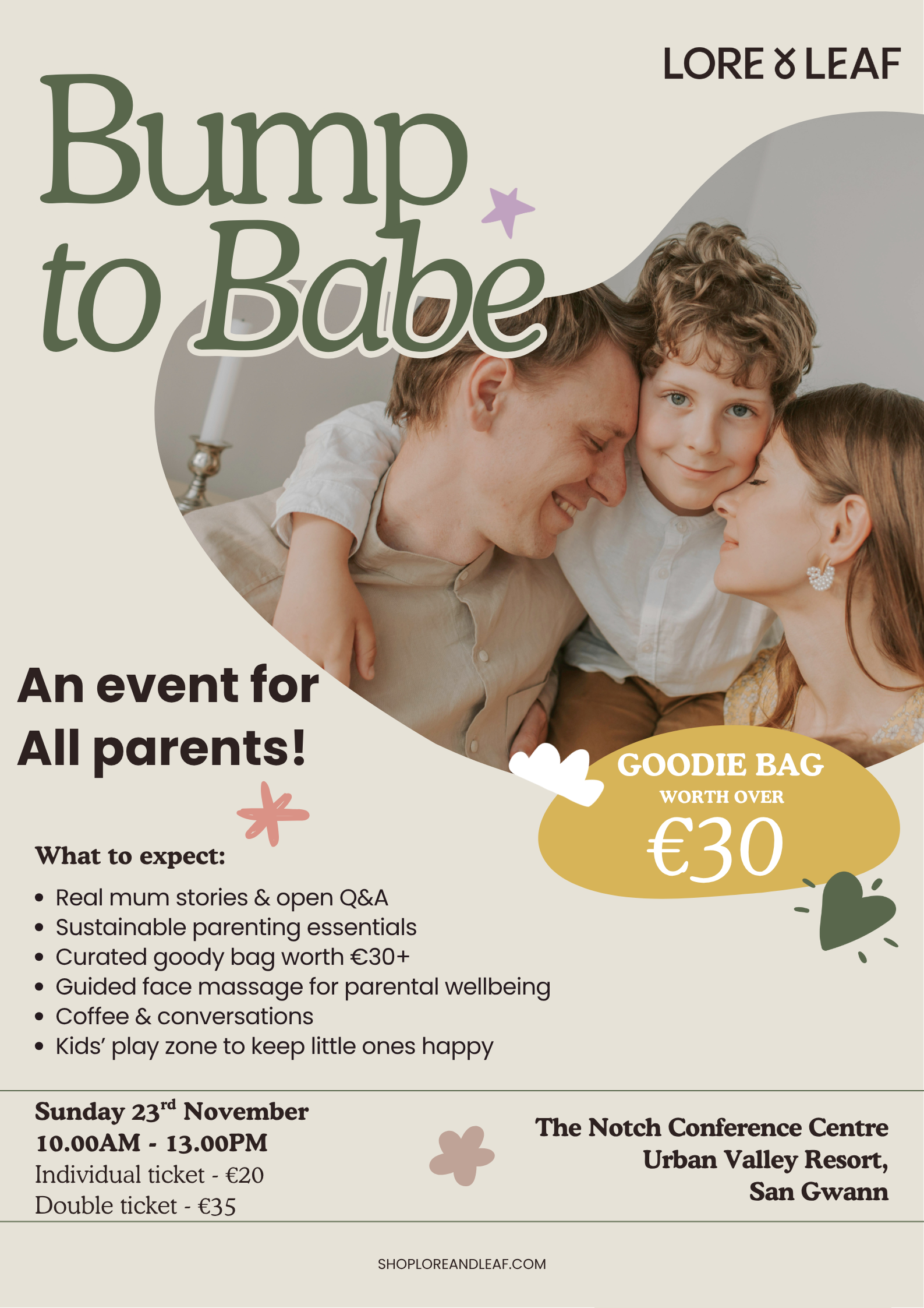 Bump to Babe: An Event for All Parents