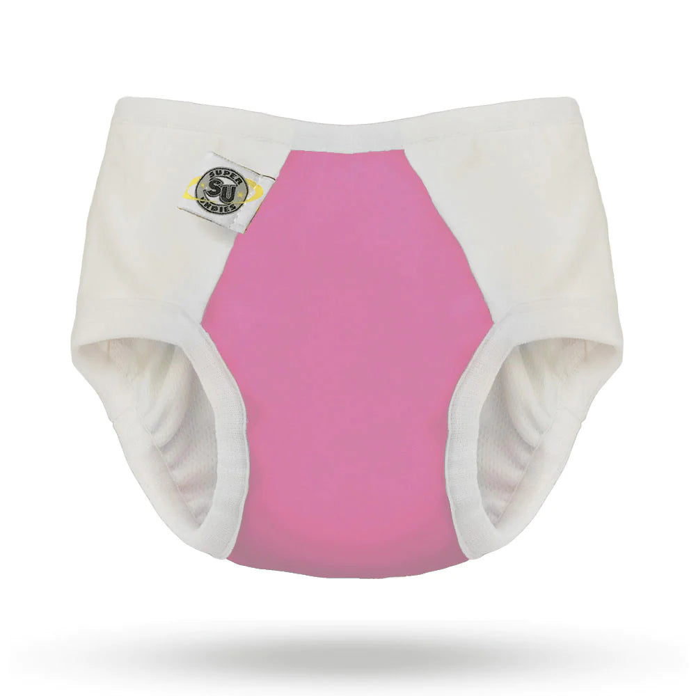 Super Undies Fearless Potty Training Pull Up Pants The Cloth Nappy Company Pink bedwetting