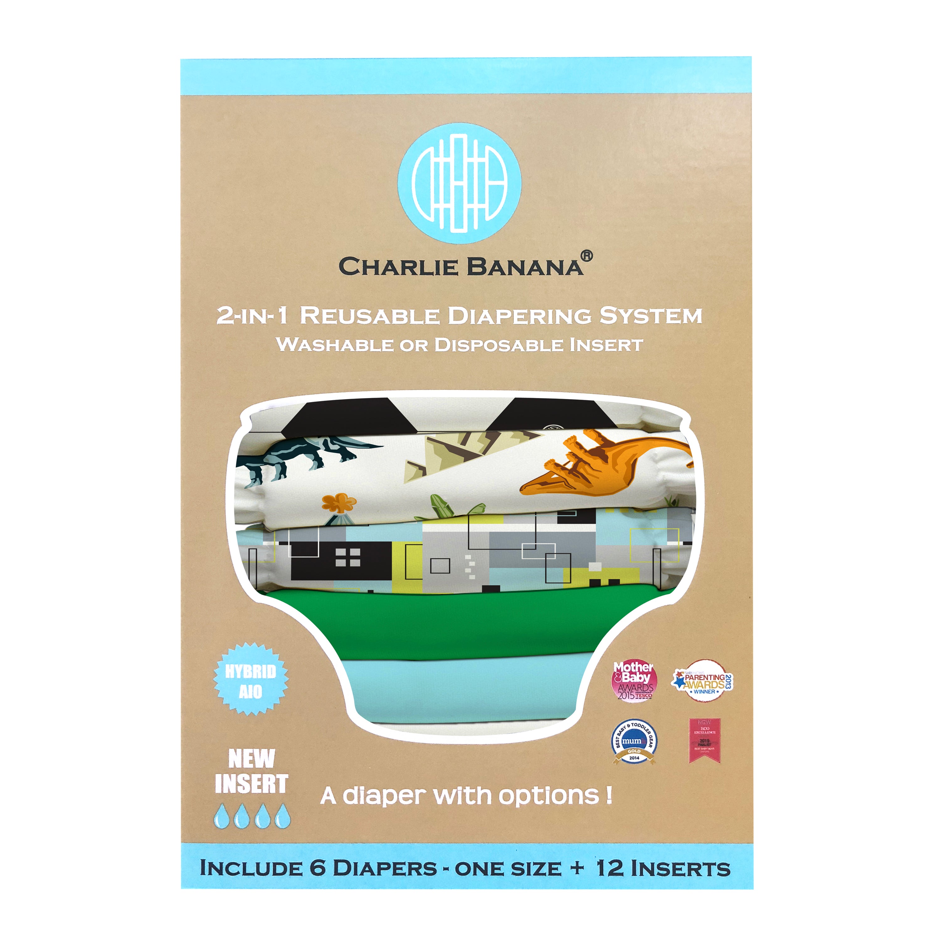 Charlie Banana One Size 6-Pack