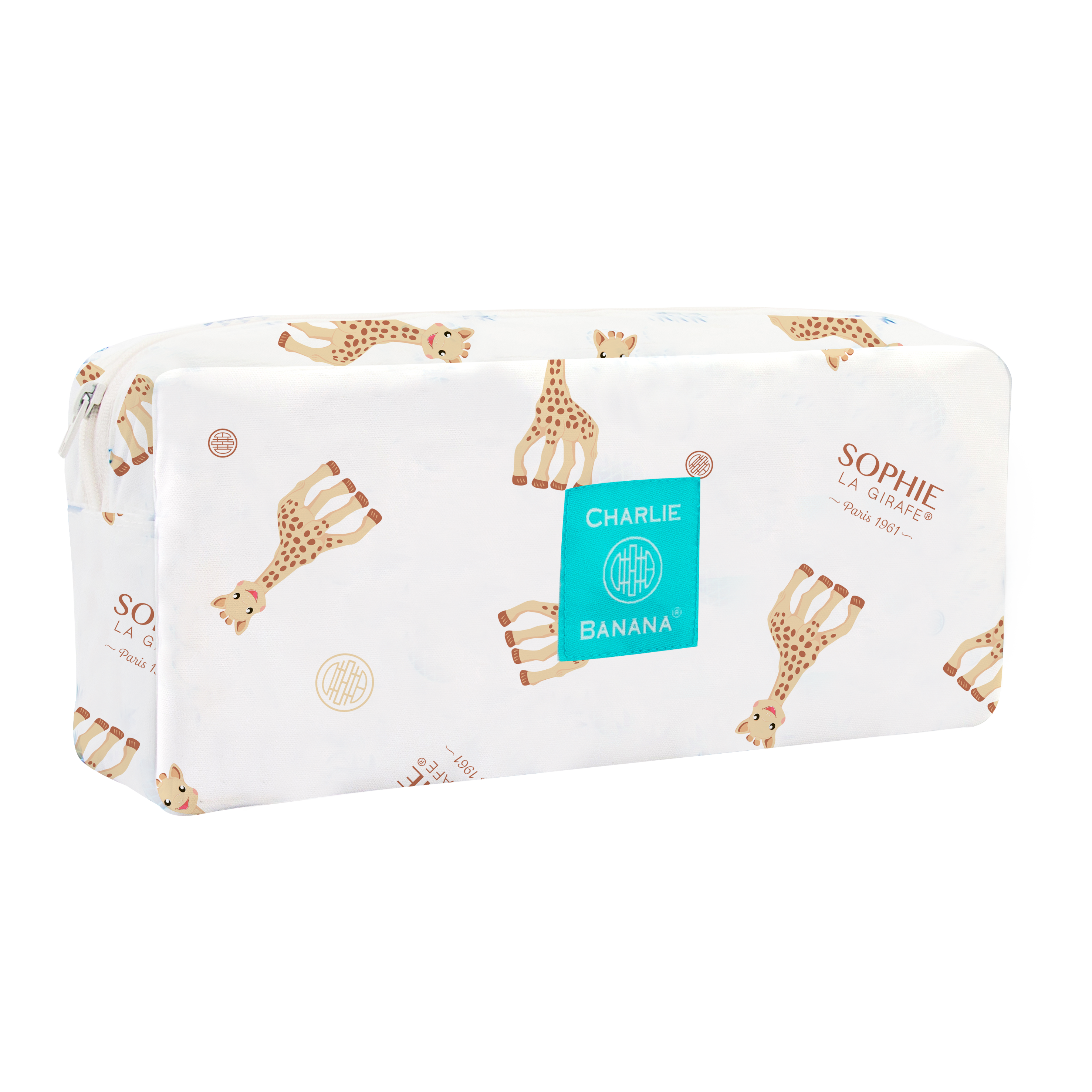 Charlie Banana Reusable Waterproof Multi Purpose Pouch Sophie Classic print The Cloth Nappy Company Malta