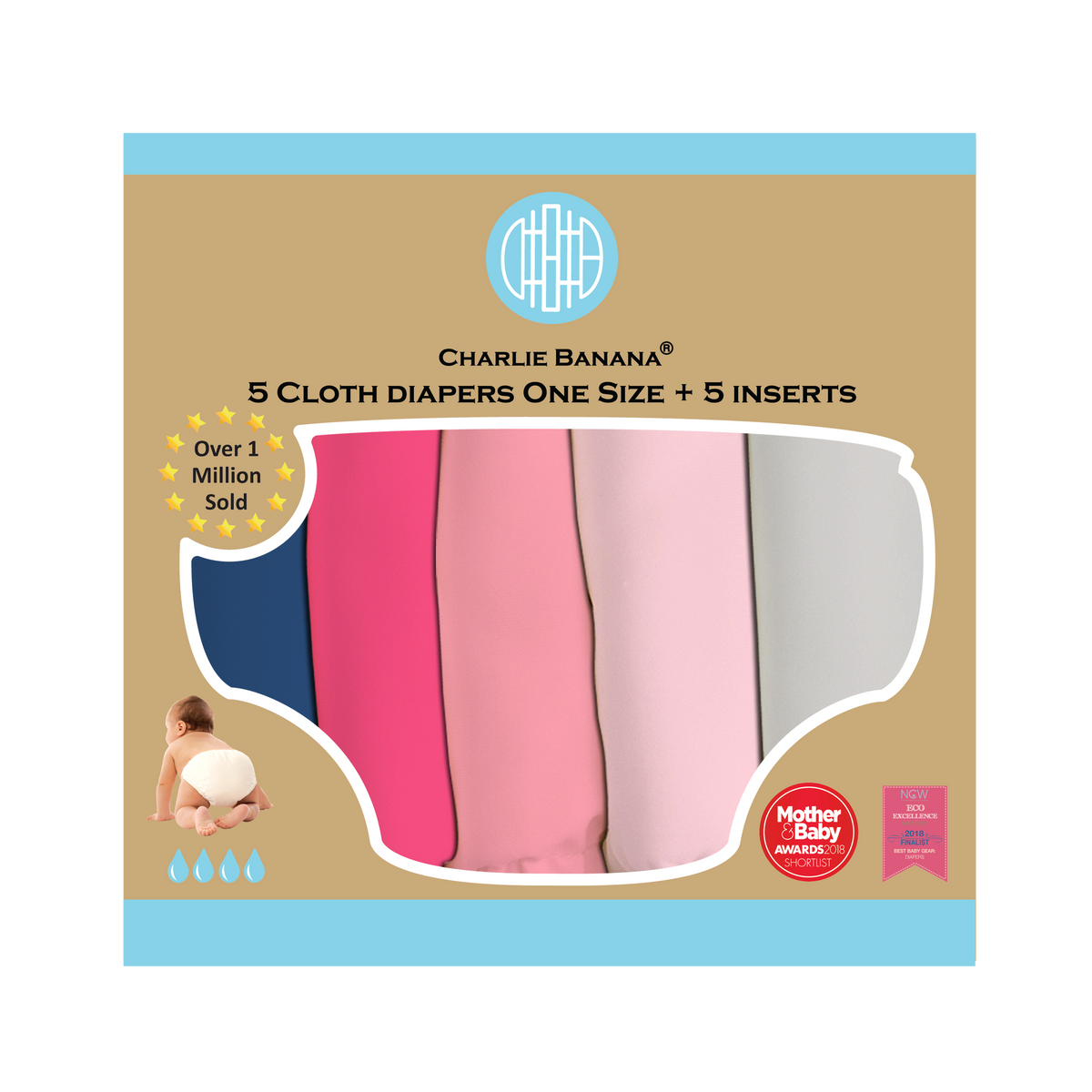 Charlie Banana One Size 5-Pack1