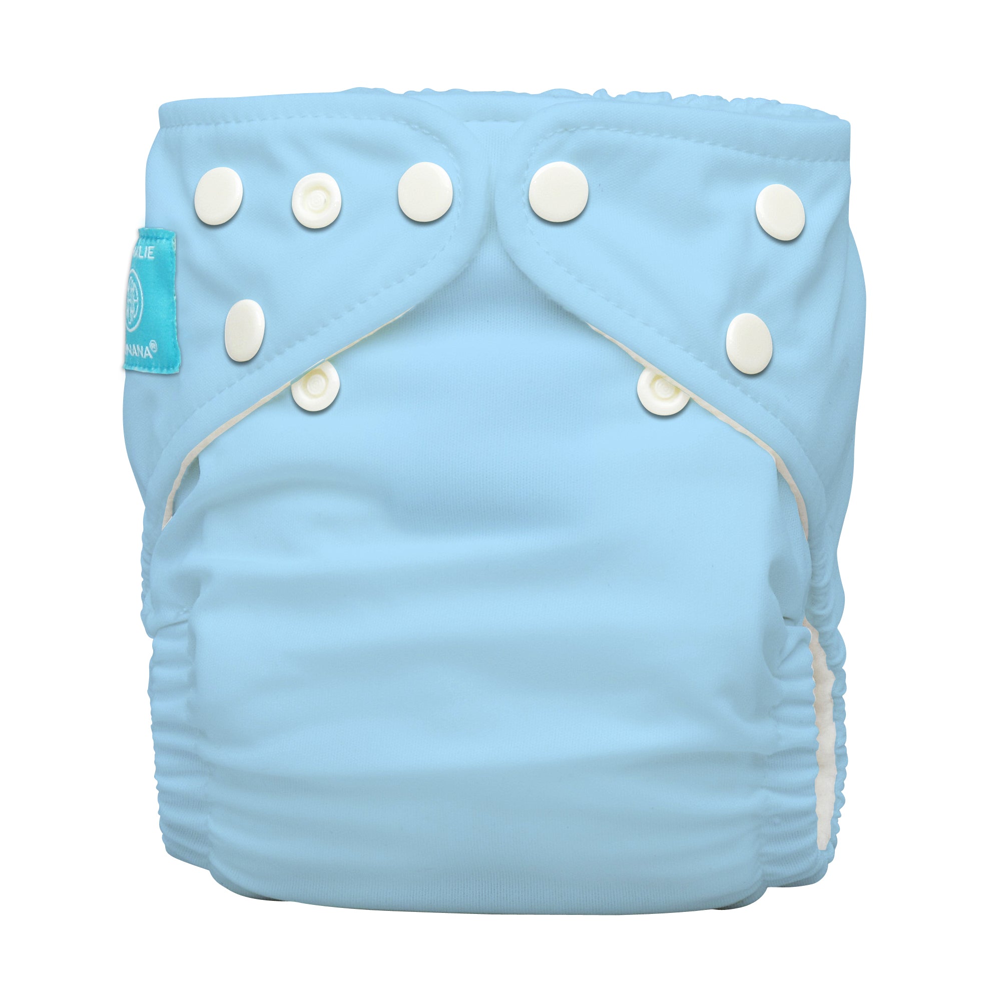 Charlie Banana One Size Hybrid Pocket Nappy Baby Blue The Cloth Nappy Company Malta