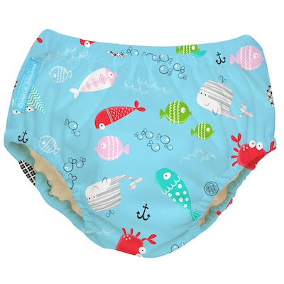 The Cloth Nappy Company Malta Charlie Banana Swim Potty Training Pants Florida Blue