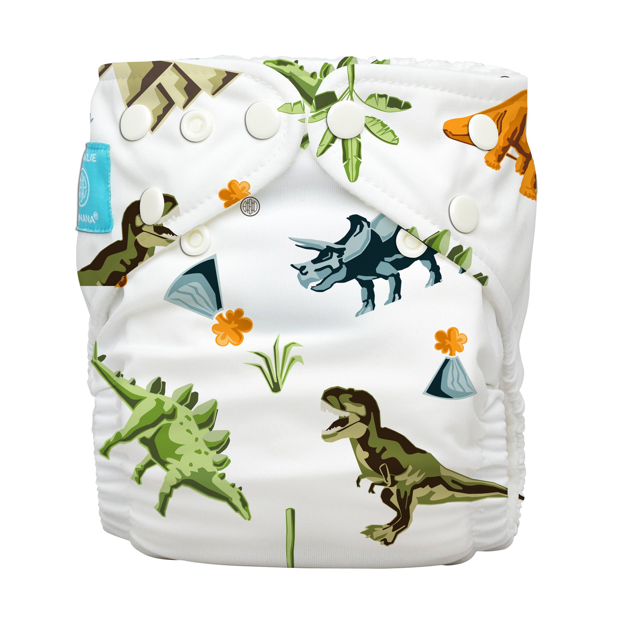 Charlie Banana One Size Hybrid Pocket Nappy Dinosaurs The Cloth Nappy Company Malta