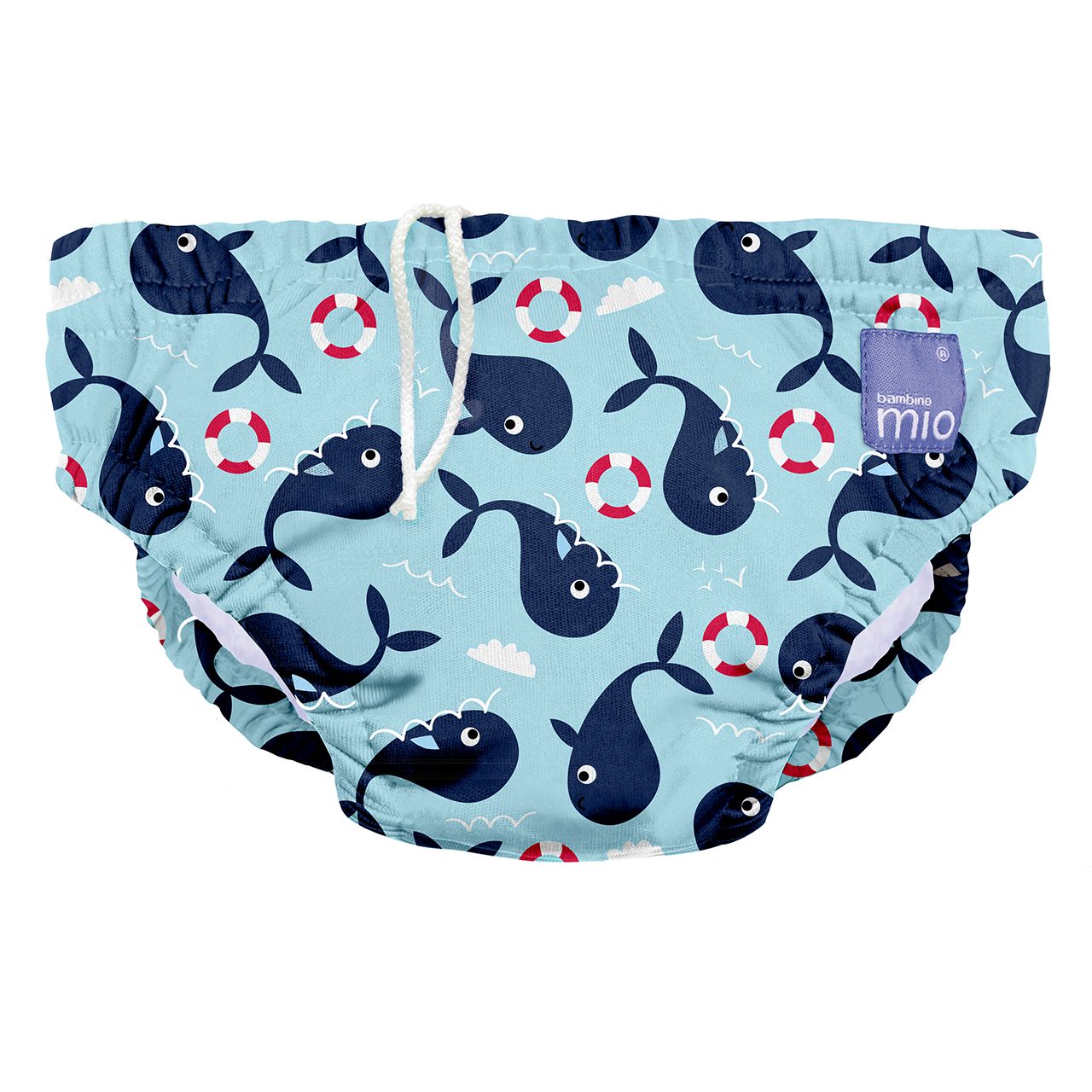 The Cloth Nappy Company Malta Bambino Mio Swim Nappy Whale wharf