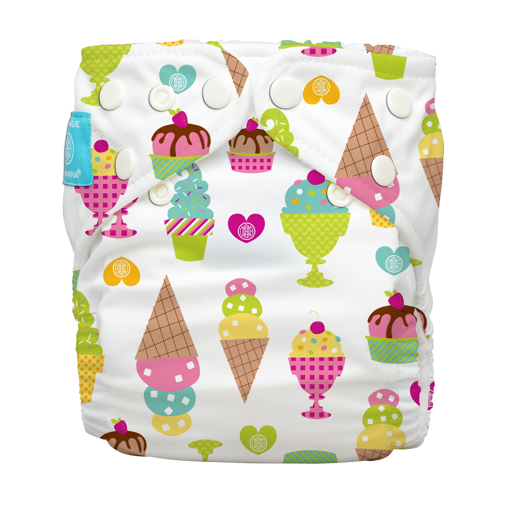 Charlie Banana One Size Hybrid Pocket Nappy Gelato The Cloth Nappy Company Maltax