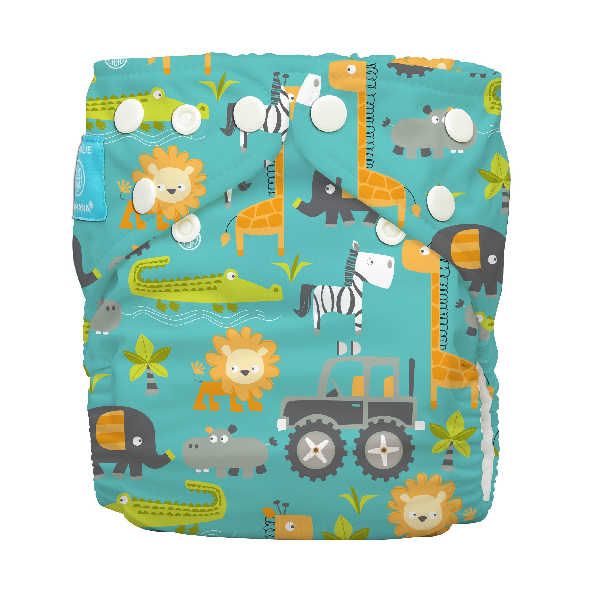 Charlie Banana One Size Hybrid Pocket Nappy Gone Safari The Cloth Nappy Company Malta