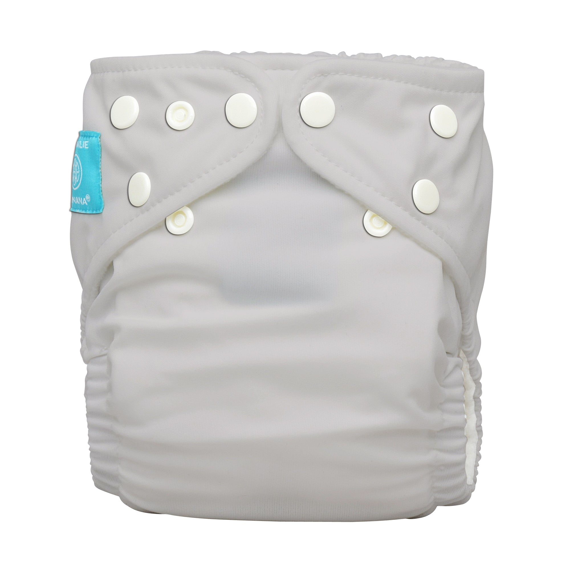 Charlie Banana One Size Hybrid Pocket Nappy light grey The Cloth Nappy Company Malta