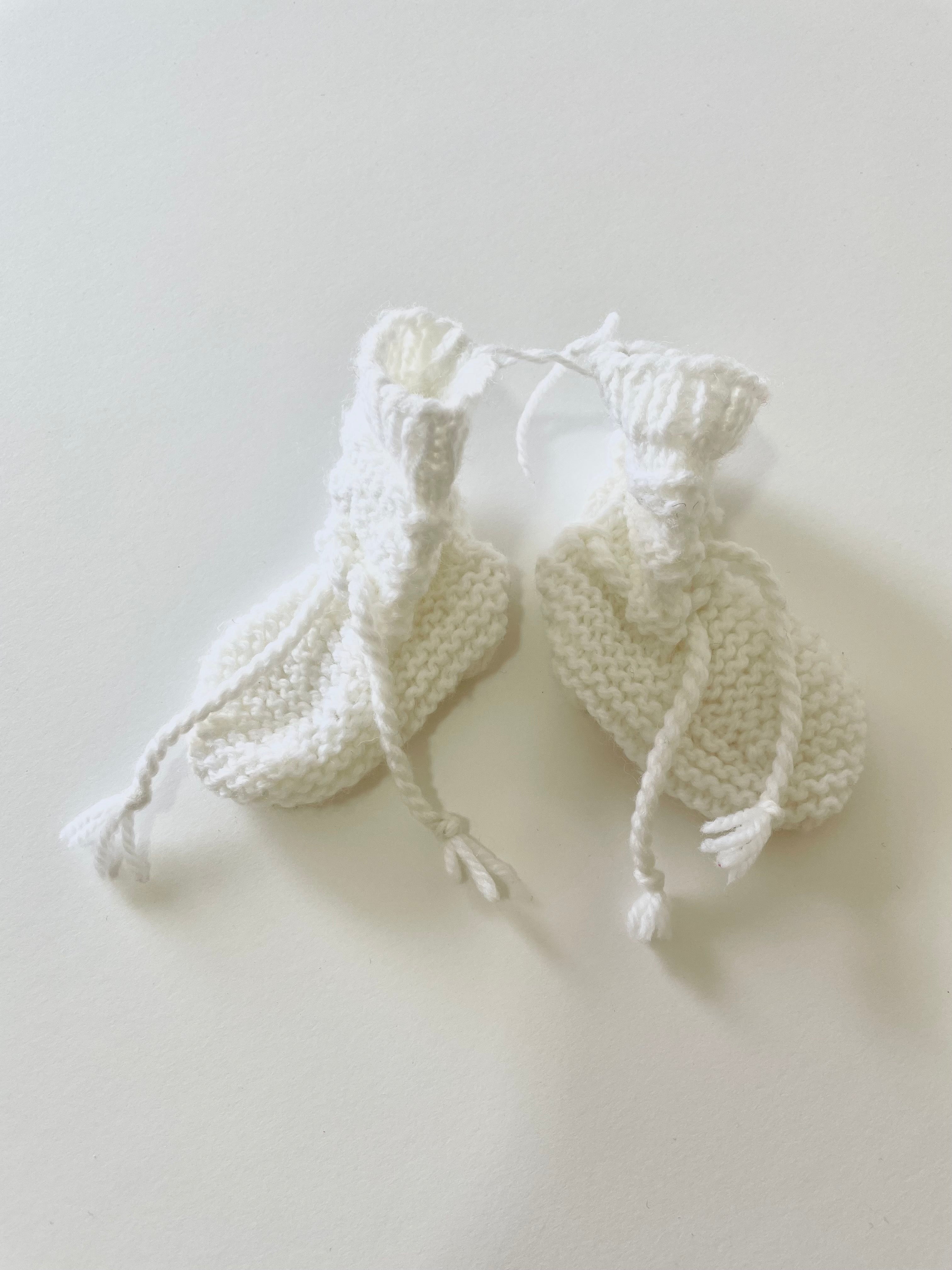 0-3m Knitted Baby Shoes