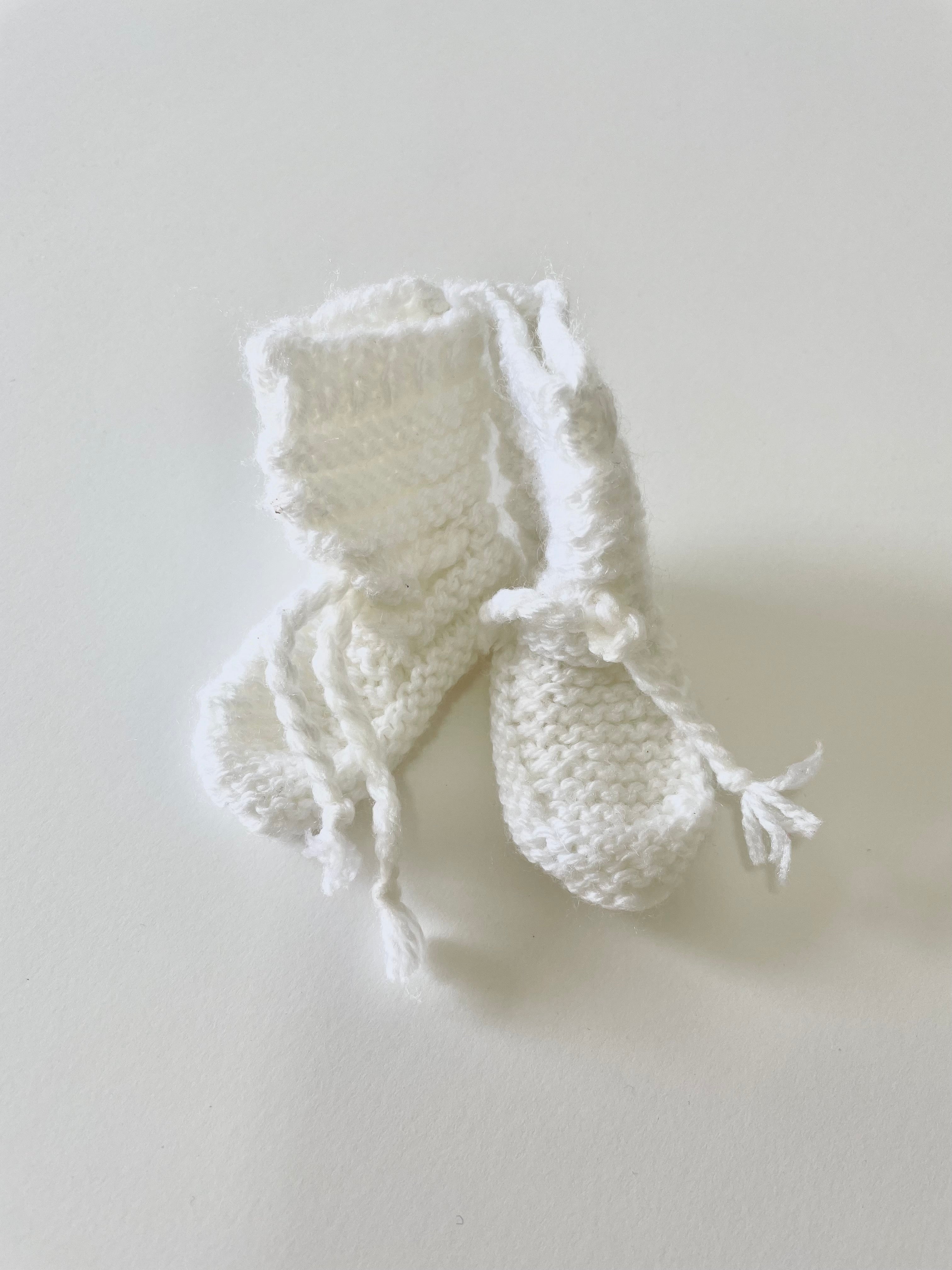 0-3m Knitted Baby Shoes