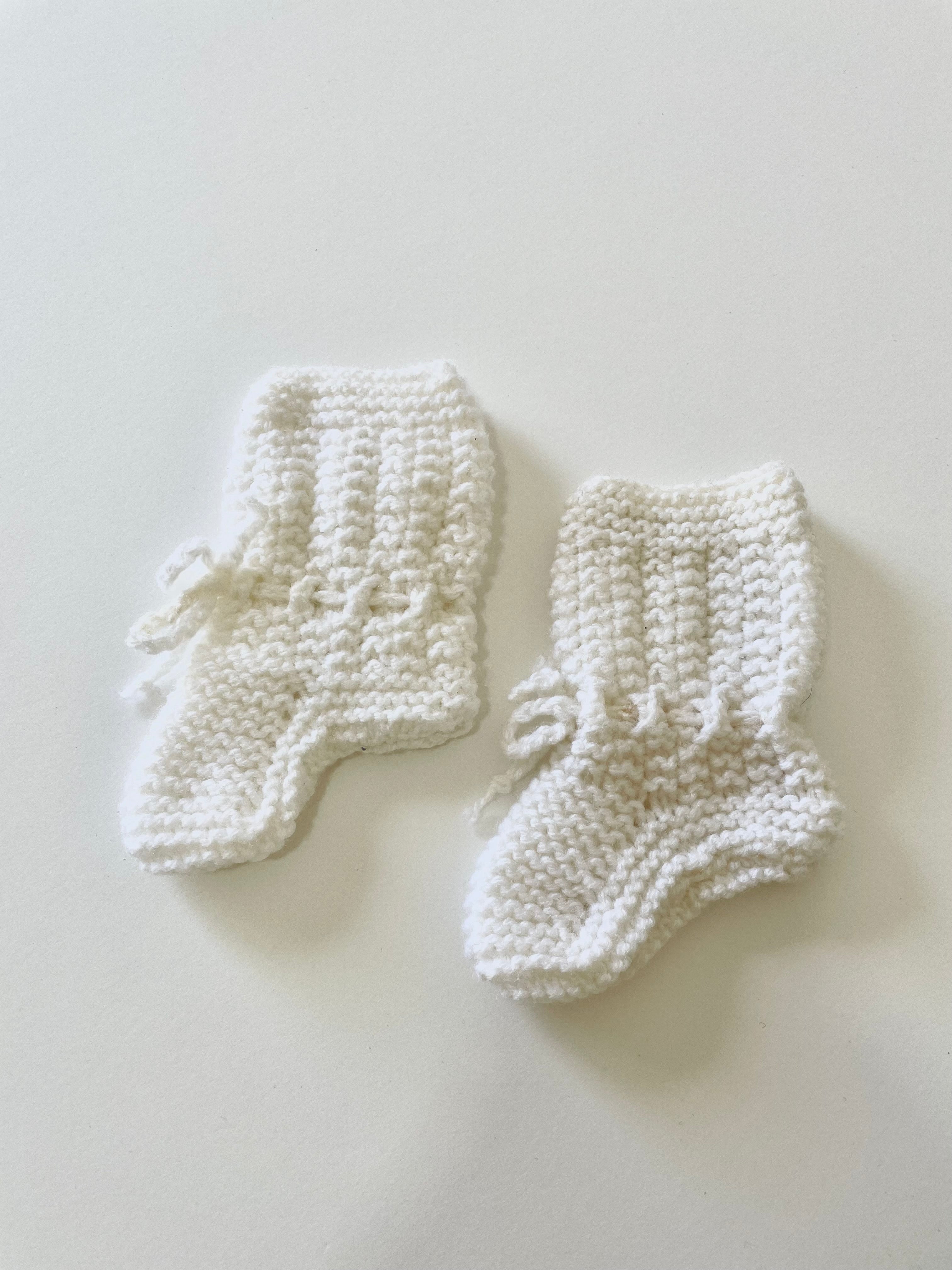 0-3m Knitted Baby Shoes