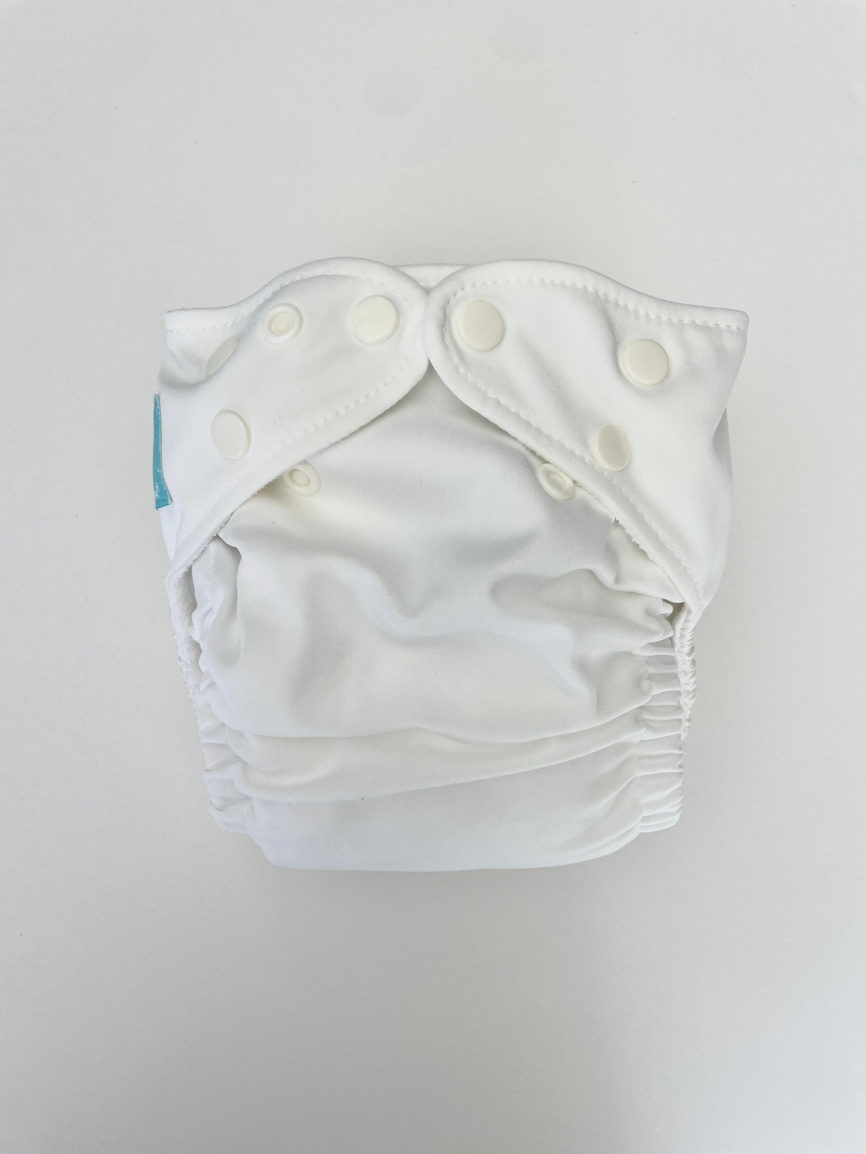 Pre-Loved Charlie Banana One Size - Pocket Nappy - White